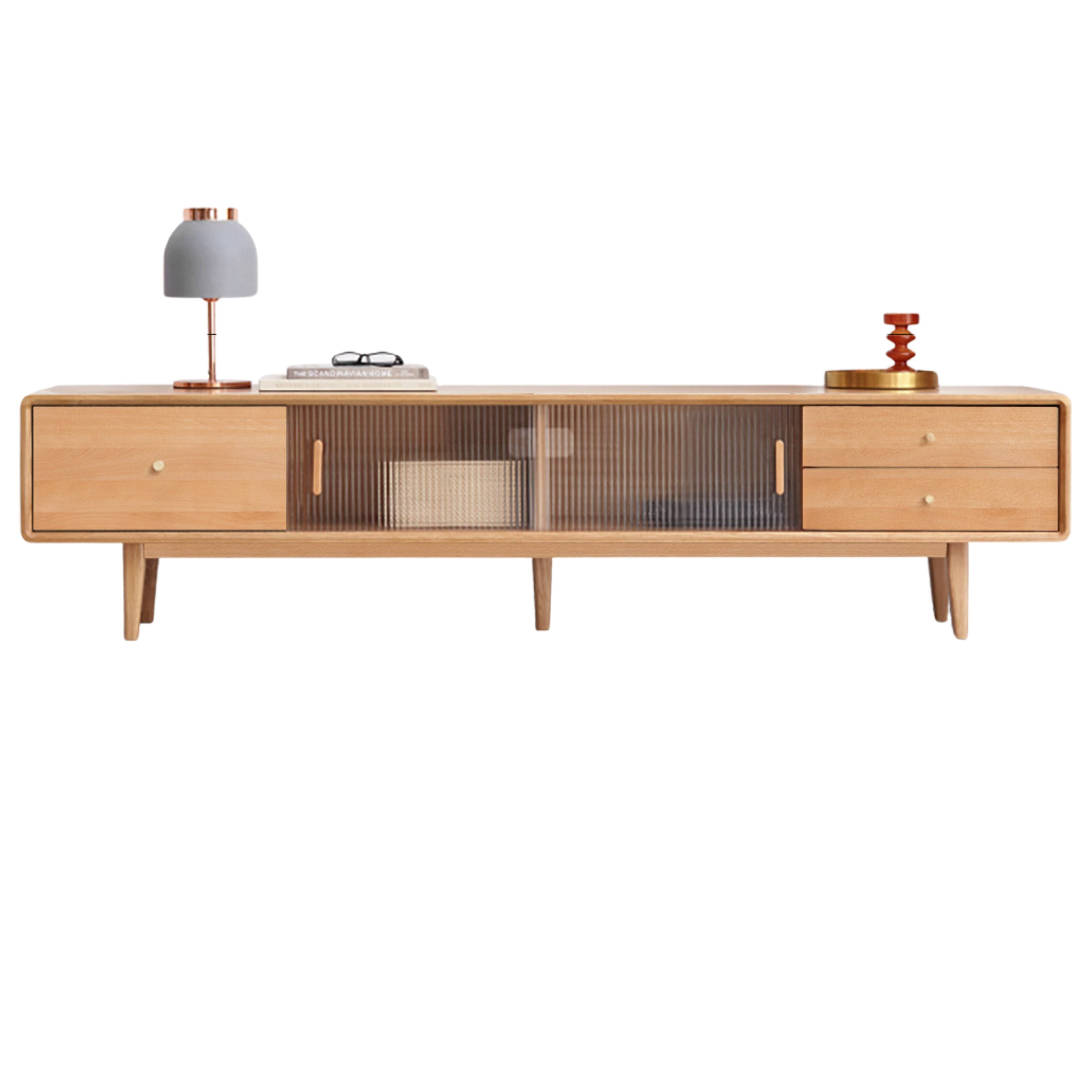78.7x13.8x17.7 inch / 200x35x45сm / Natural Wood Color/ Beech sliding door double drawer without light WORLDWIDE SHIPPING 5-6 WEEKS