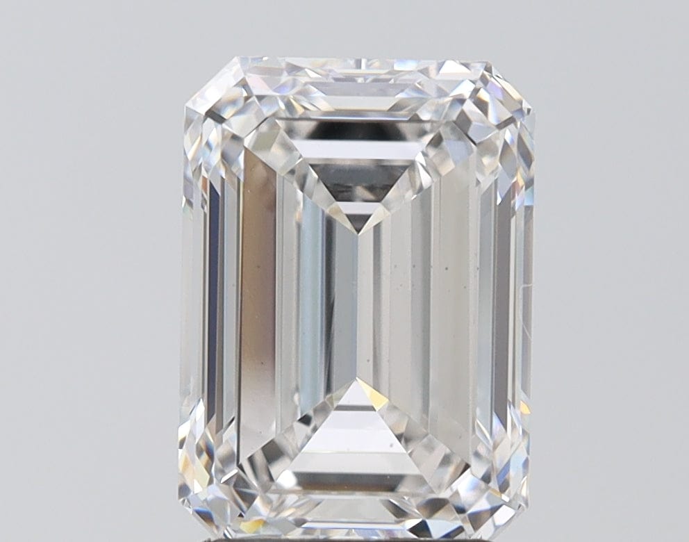 3.76 Carat G VS1 Emerald Cut Lab Grown Diamond - Certified Ethical Engagement Ring Stone for Wedding & Anniversary Jewelry