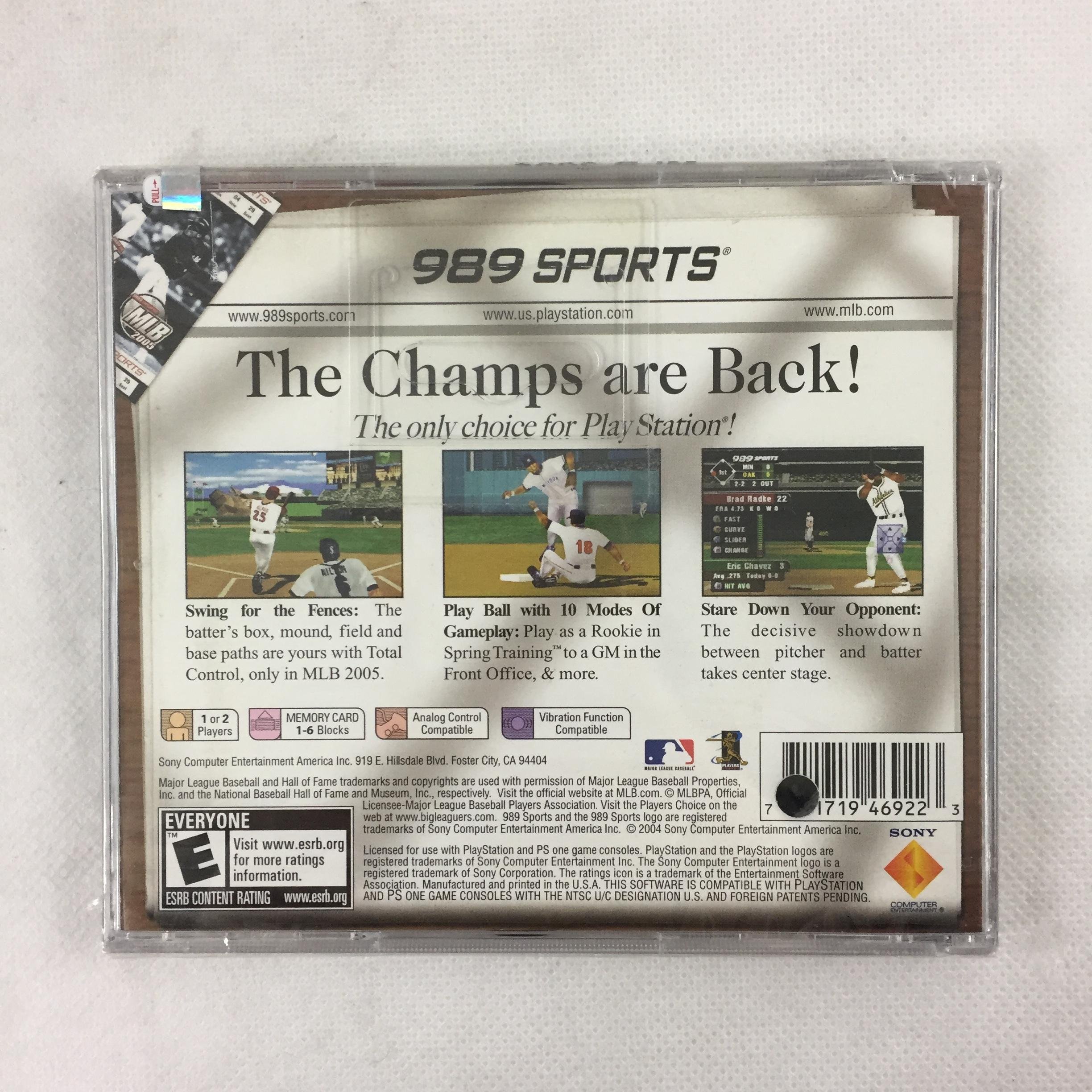 MLB 2005 - PlayStation 2 Baseball Video Game - Authentic MLB Teams & Players - Perfect for Sports Fans & Retro Gaming Enthusiasts - Great for Game Nights & Sports-Themed Parties