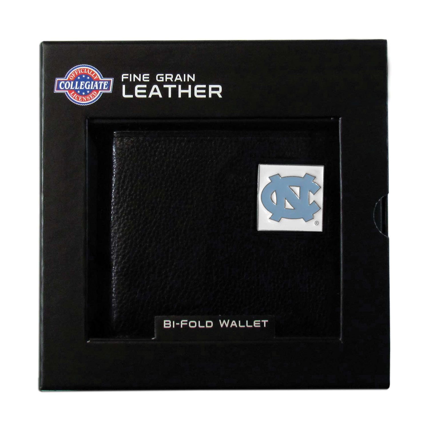 Siskiyou Sports NCAA Genuine Leather Bi-fold Wallet for Men - Stylish & Durable Slim Wallet for Everyday Use, Gifts, and Travel