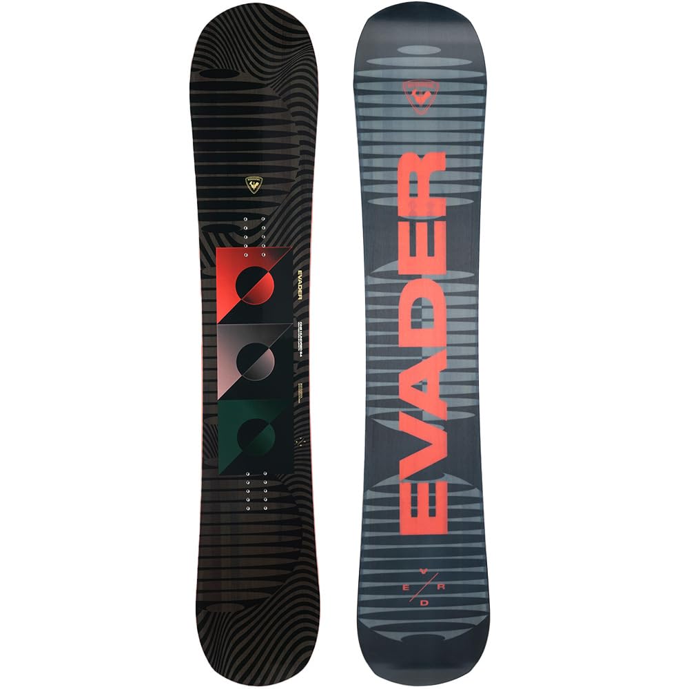 Rossignol Evader Men's All-Mountain Snowboard for Adults - Freeride & Powder Performance | Perfect for Backcountry & Resort Riding