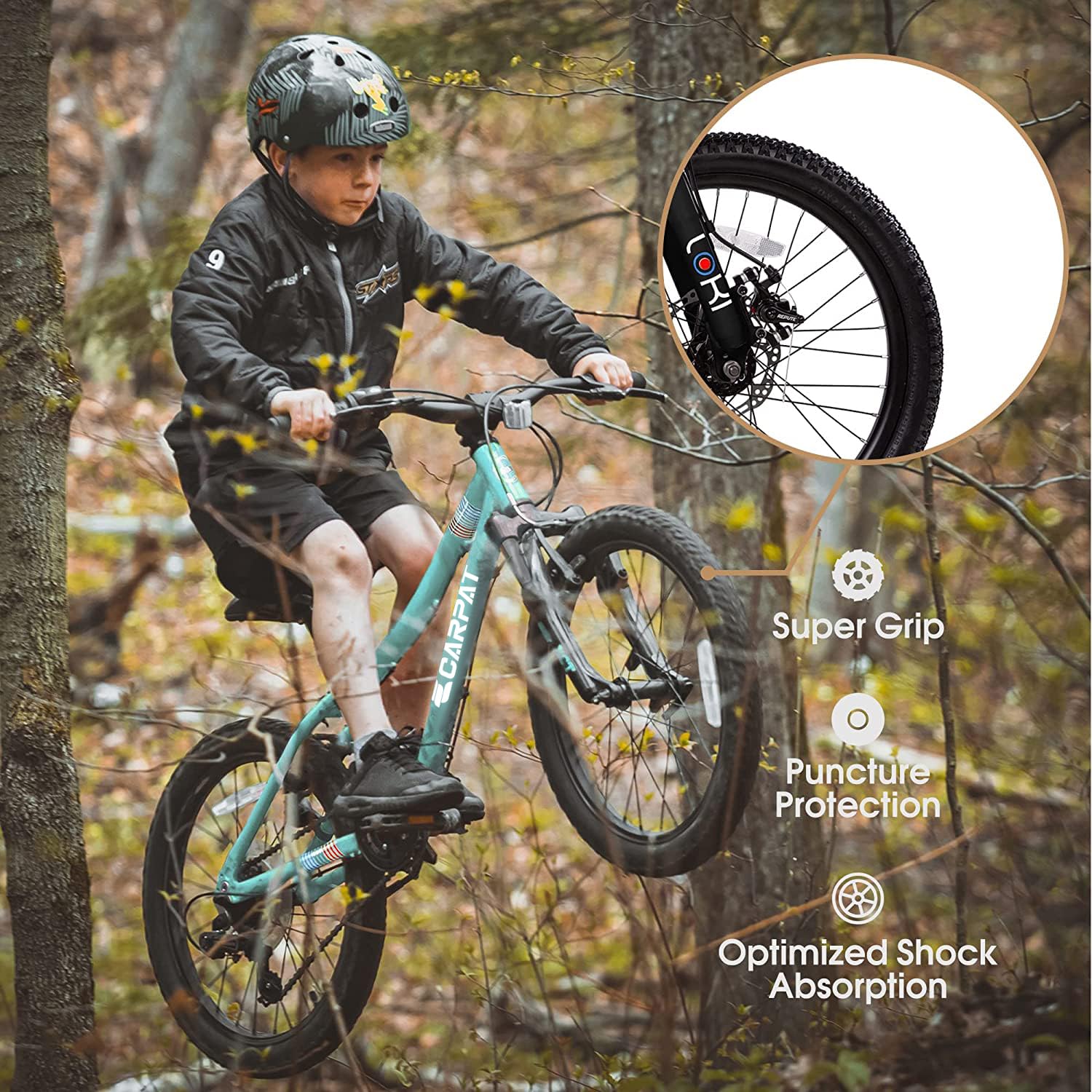 **Ecarpat 20 Inch Kids' Bike for Ages 6-12 | 7-Speed Mountain Bike for Boys & Girls | Birthday Gift | Outdoor, City & Snow Cycling | Pink, Blue, Green, White Options**    *(Perfect for Birthday Gifts, Outdoor Adventures, City Commuting & Snow Riding!)*