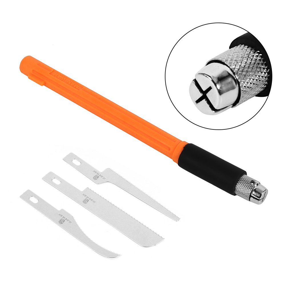 3-Piece Multifunctional DIY Craft Hobby Tool Set - Precision Blades for Woodworking, Scrapbooking & Model Making | Perfect for Artists, Crafters & DIY Enthusiasts