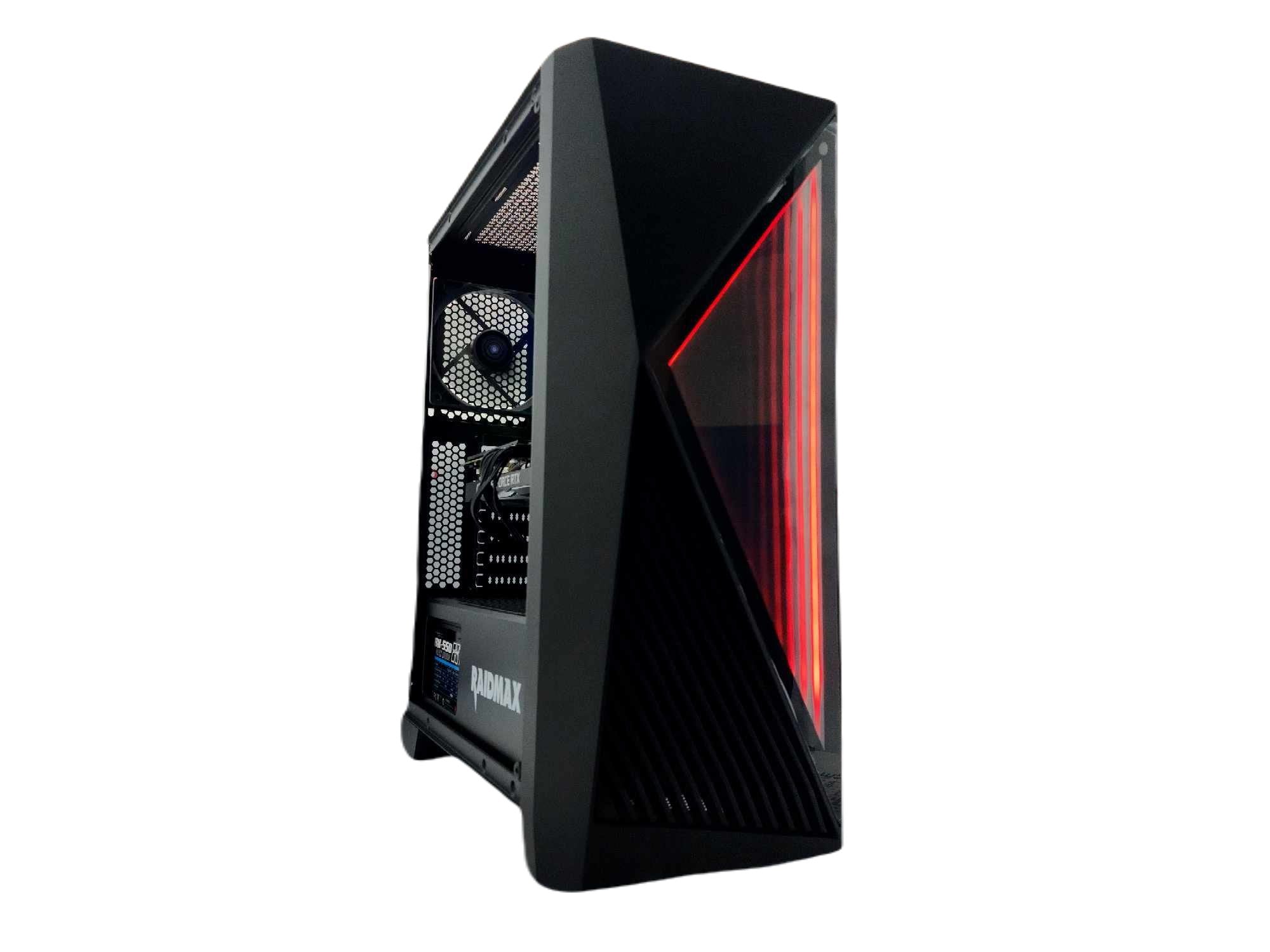 Custom Gaming PC Desktop Computer - AMD Ryzen 3 Quad Core, 500GB SSD, NVIDIA RTX 2060, 16GB RAM, Black (Model S811 A520) - Perfect for Esports, Streaming & High-Performance Gaming