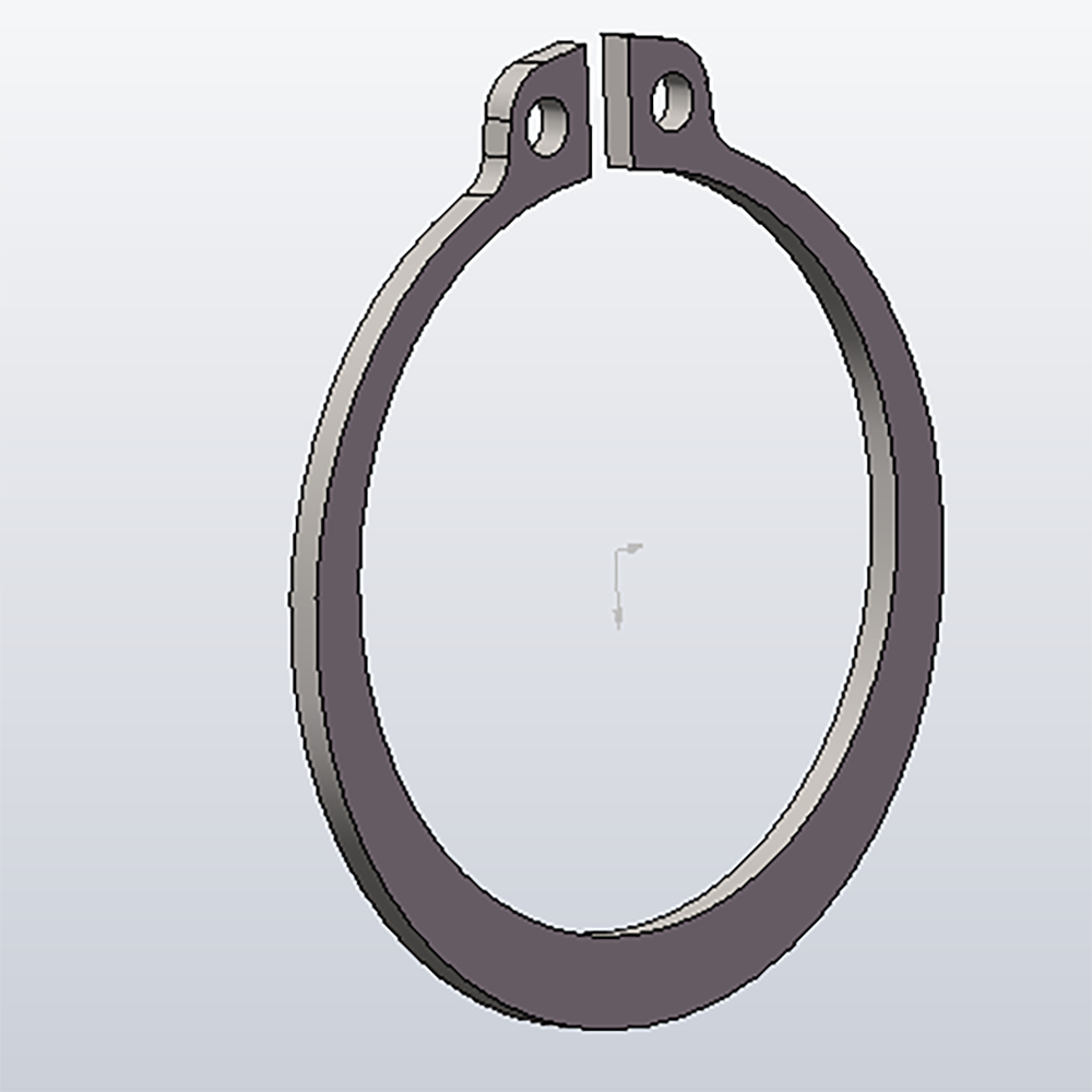 DP12VL 3 Circlip for Shaft φ35mm - High Quality Retaining Ring for 35mm Shaft Diameter - Industrial Machinery, Automotive and DIY Applications