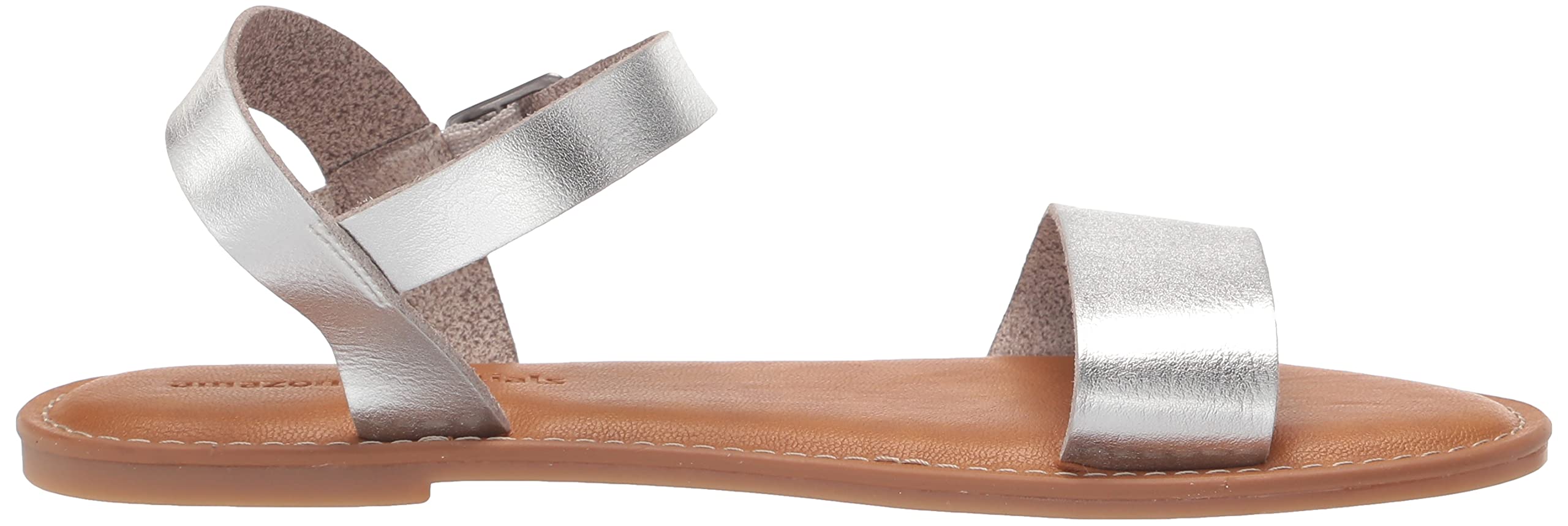 Amazon Essentials Women's Two Strap Buckle Sandals - Comfortable Casual Summer Shoes for Beach, Walking & Outdoor Activities