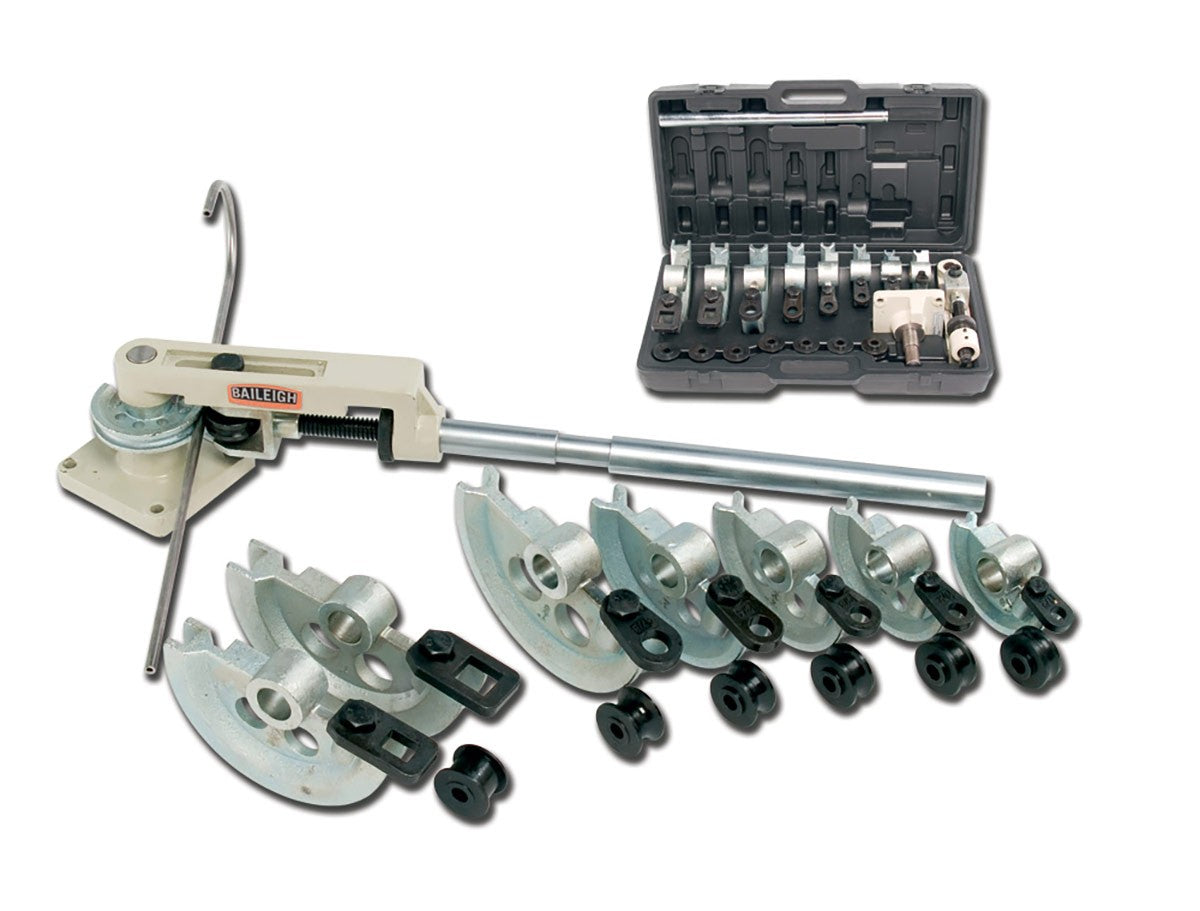 Baileigh Industrial BA9 1006790 Manual Tube Bender RDB 25 - Heavy Duty Metal Pipe Bending Tool for DIY, Automotive, and Plumbing Projects