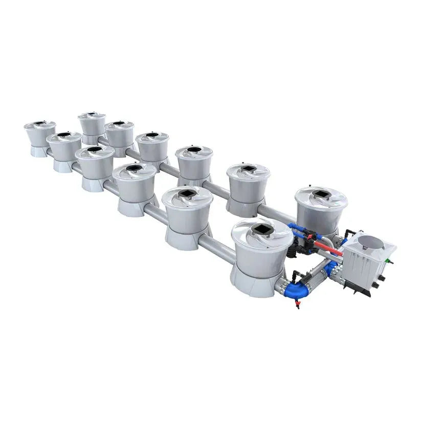 Alien Hydroponics V System Deep Water Culture (DWC) - 12 Pot Hydroponic Growing Kit for Indoor Plants | Perfect for Home Gardening, Hydroponic Vegetables & Herb Cultivation