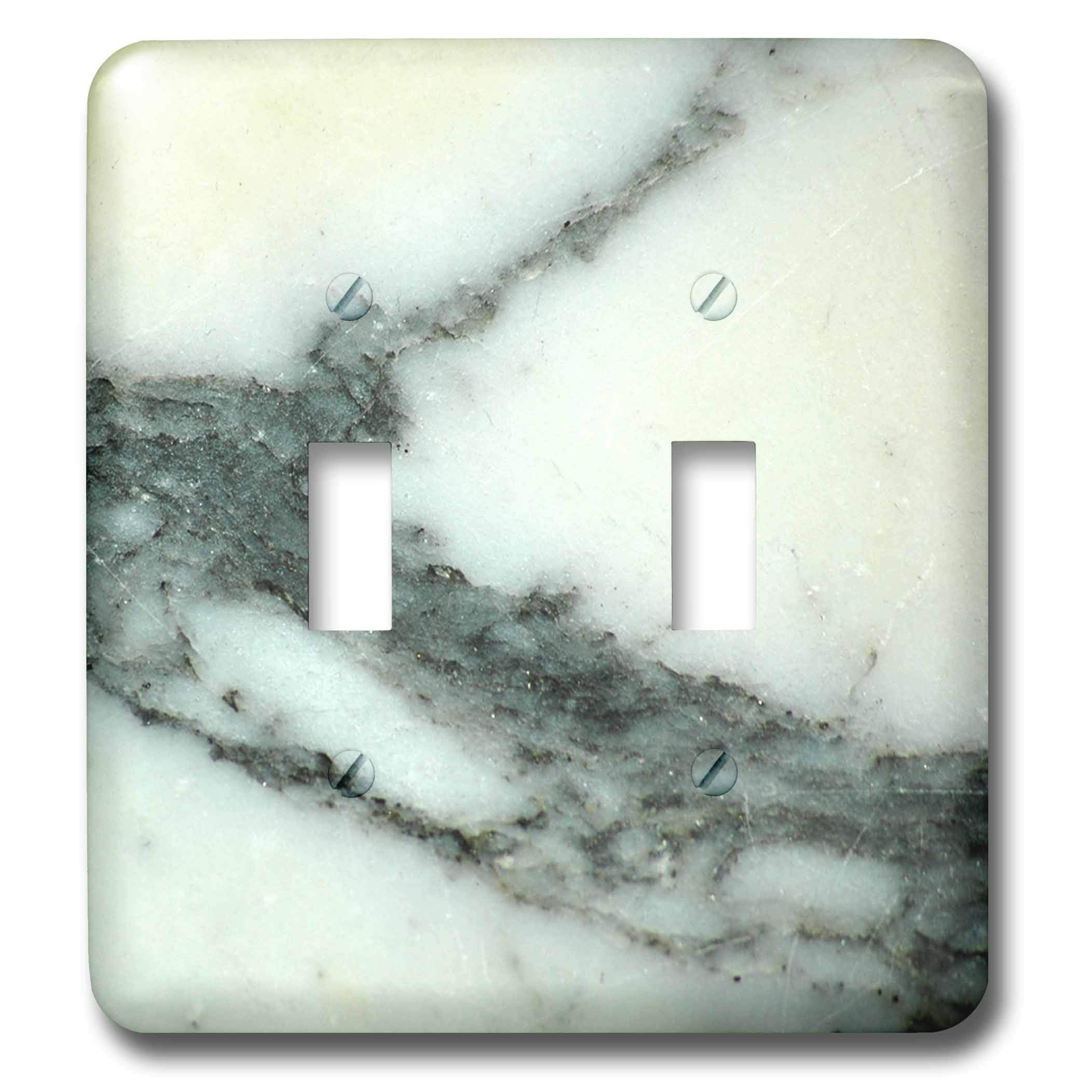 3D Rose White Marble Print Toggle Switch - Stylish On/Off Button for Home Decor, Kitchen Appliances & DIY Electronics Projects