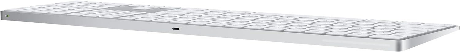 Apple Magic Keyboard with Numeric Keypad - German Layout (Silver, MQ052D/A) | Wireless Bluetooth Keyboard for Mac, iPad, iPhone | Perfect for Office Work, Coding & Creative Projects