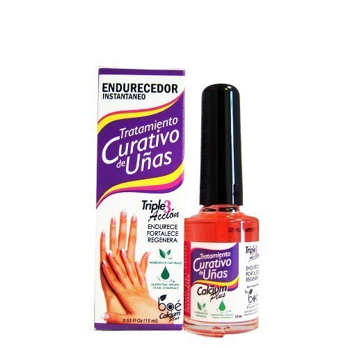 Boe Calcium Plus Triple Action Nail Treatment 15ml - Strengthen & Repair Brittle Nails | Professional Nail Care Solution for Healthy, Beautiful Nails at Home or Salon