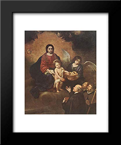 Bartolome Esteban Murillo Framed Art Print - The Infant Jesus Distributing Bread to Pilgrims 20x24 - Religious Home Decor, Church Wall Art, Catholic Gift Idea