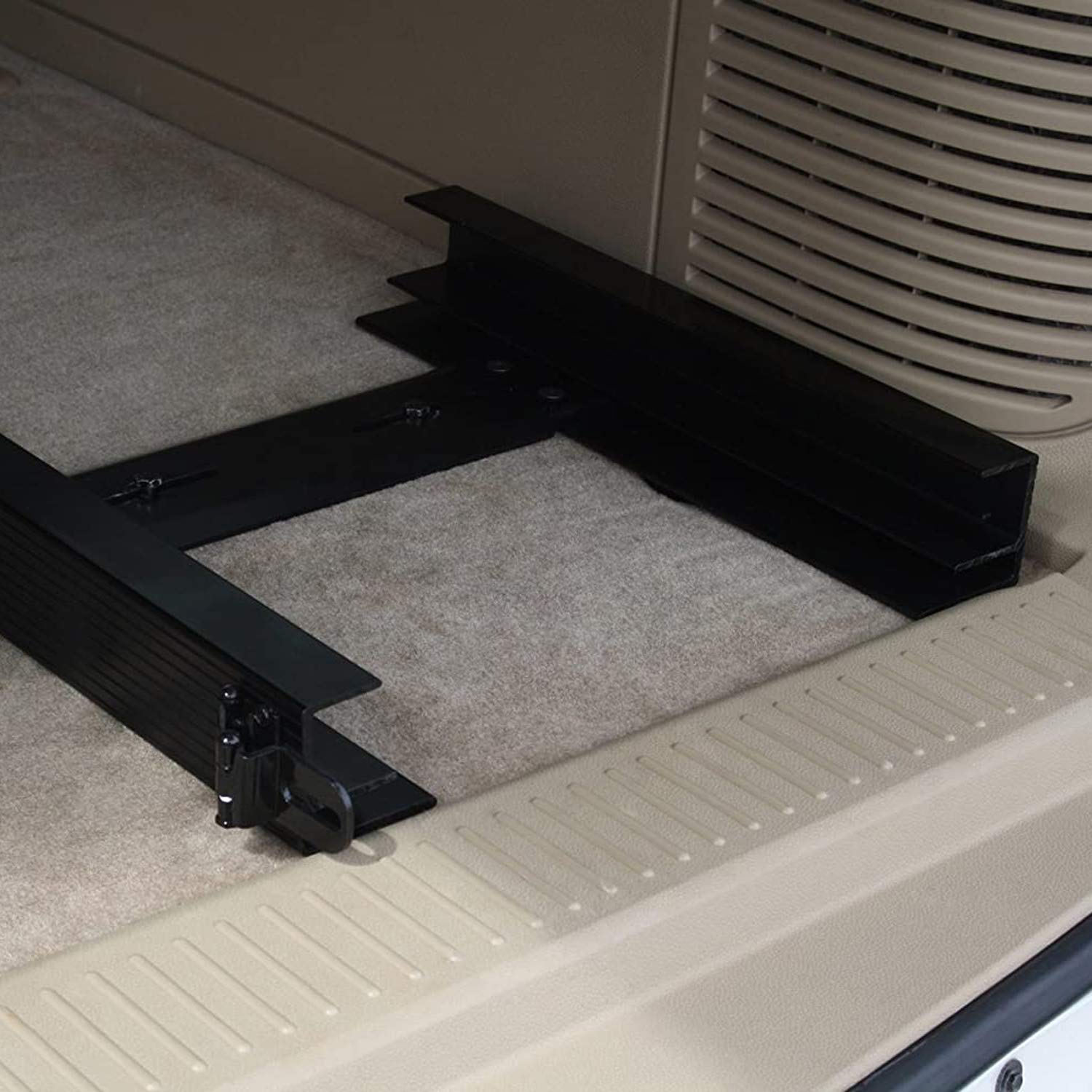 DU-HA 70104 Black Under Seat Truck Storage Organizer - Heavy Duty Slide Bracket Tote for Pickup Trucks, SUVs & Vans - Perfect for Tools, Gear & Work Equipment Organization