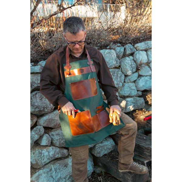 FELCO 490 Premium Gardening Apron with Pockets - Durable Workwear for Planting, Harvesting & Outdoor Chores - Ideal for Gardeners, Farmers & DIY Enthusiasts