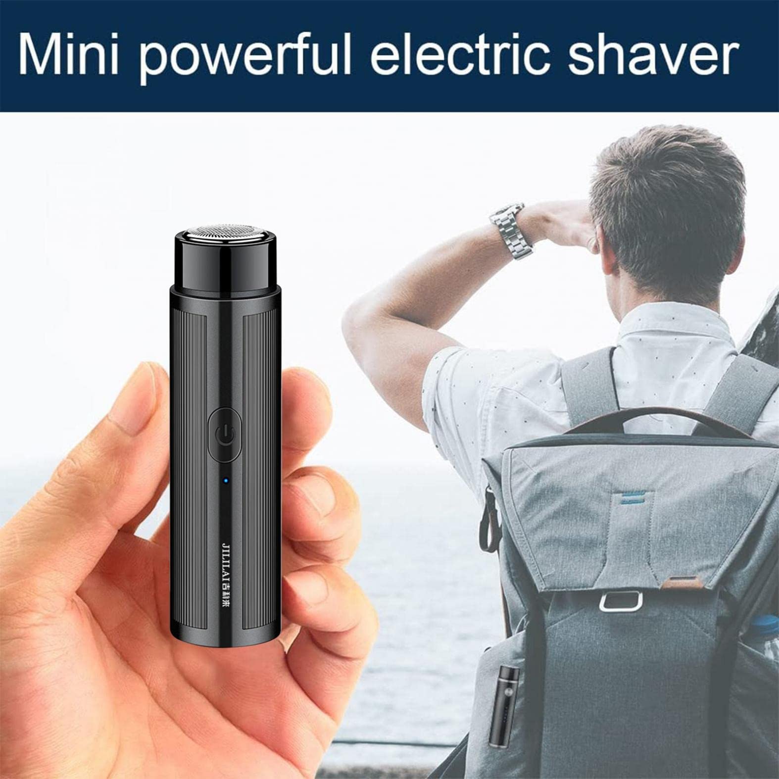 Best Waterproof Cordless Electric Shaver for Men - Rechargeable Beard Trimmer & Hair Clipper, Portable Travel Shaver for Smooth Shaving at Home or Gym