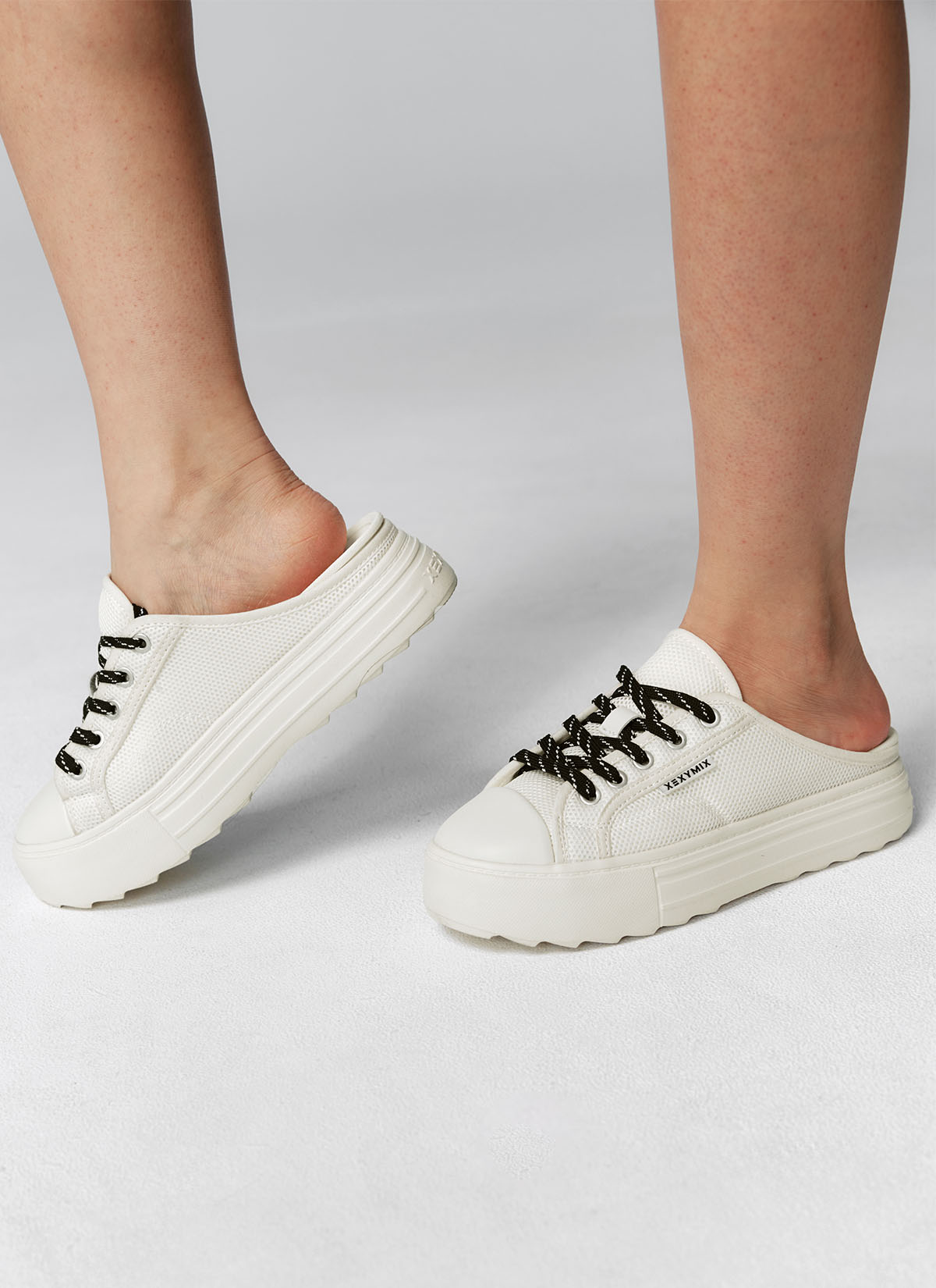 Mesh Dayrise Mule Slip-On Shoes for Women - Breathable Comfortable Summer Slides with Arch Support - Perfect for Beach, Pool, Yoga and Casual Wear
