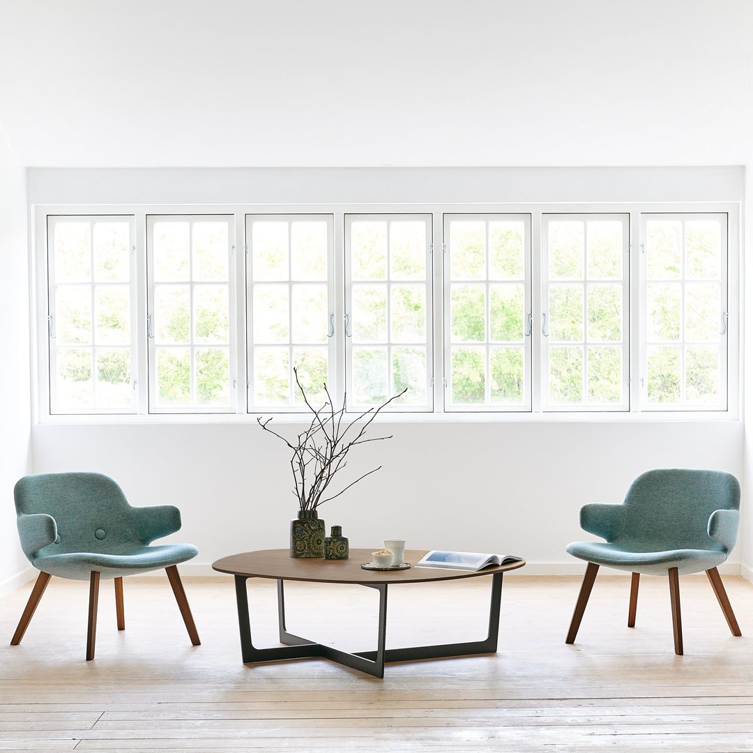Erik Jørgensen Insula Modern Coffee Table - Scandinavian Design Living Room Furniture for Home Decor & Entertaining