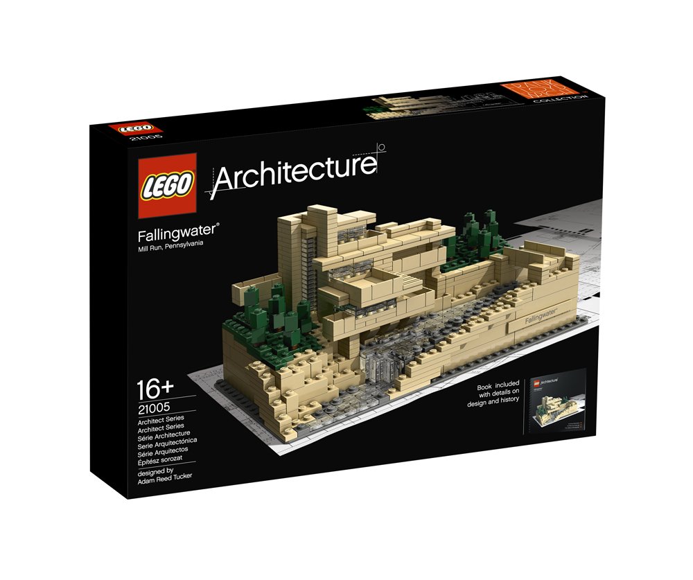 LEGO Architecture Fallingwater 21005 Building Blocks Set - Frank Lloyd Wright Inspired Model Kit for Adults & Teens - Perfect for Home Office Decor & Architecture Enthusiasts