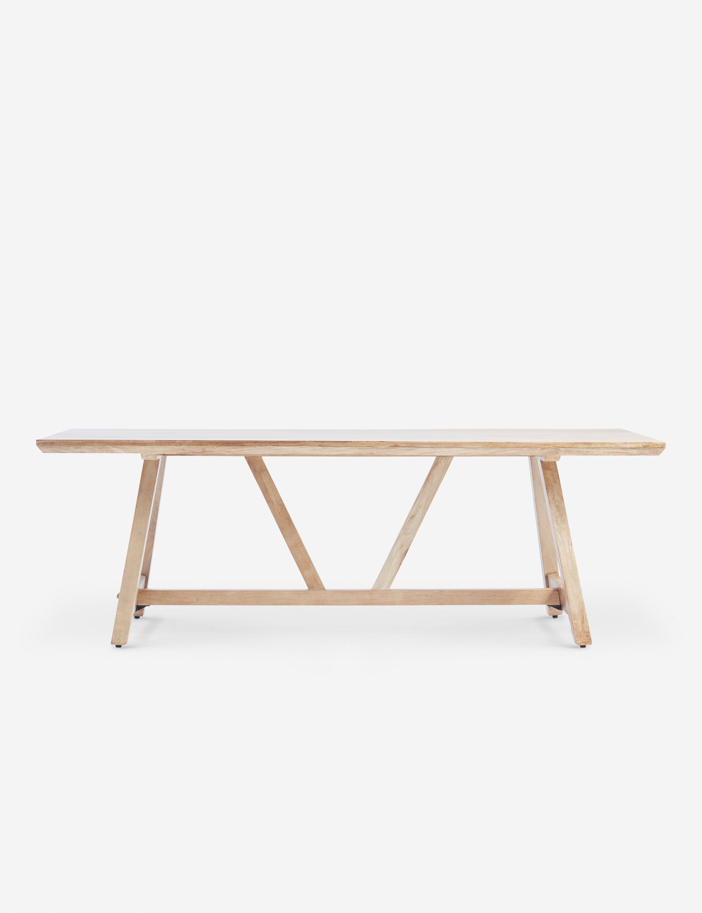 Modern Dashwood Dining Table - Solid Wood Kitchen Table for 6 - Perfect for Family Dinners & Entertaining Guests