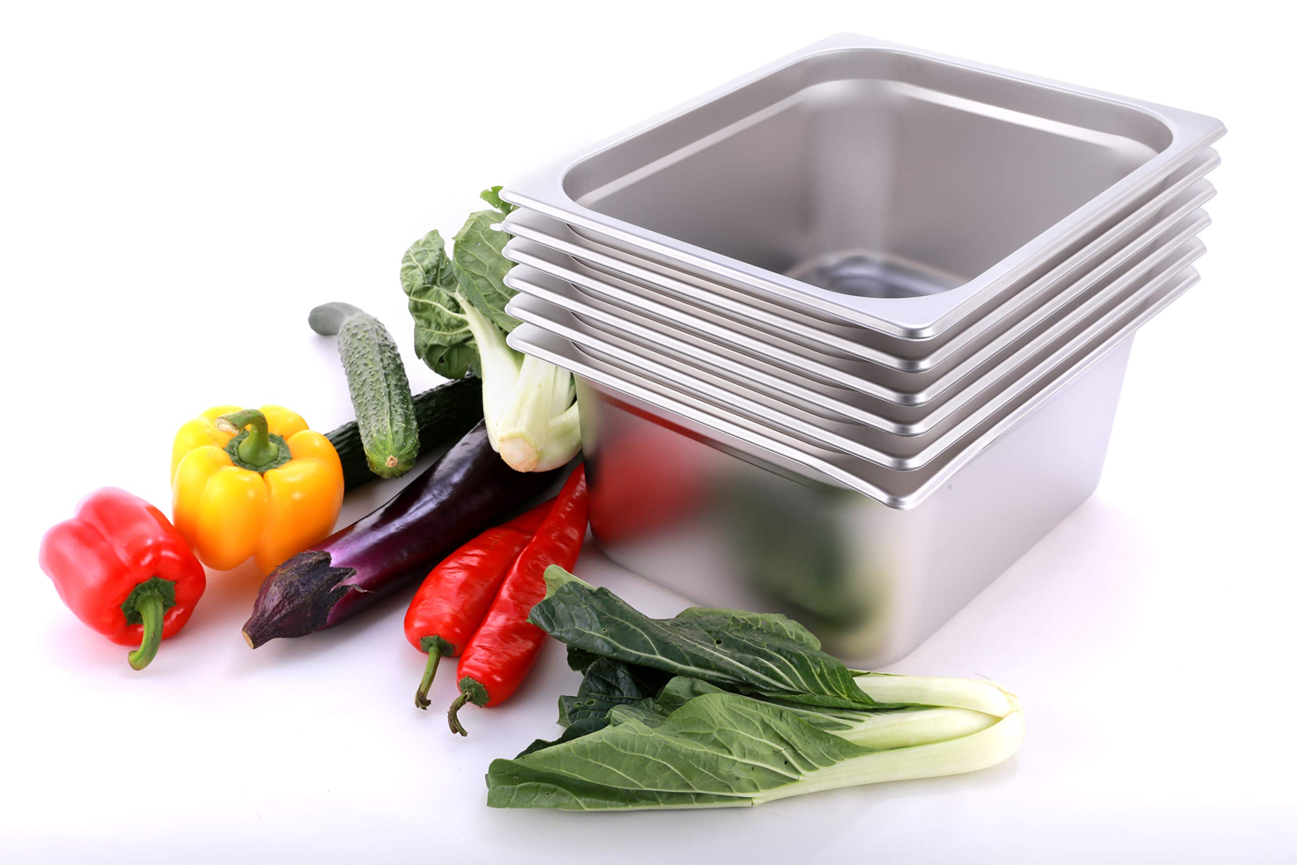 CMI 1/2 Size Stainless Steel Food Pans - 2.5