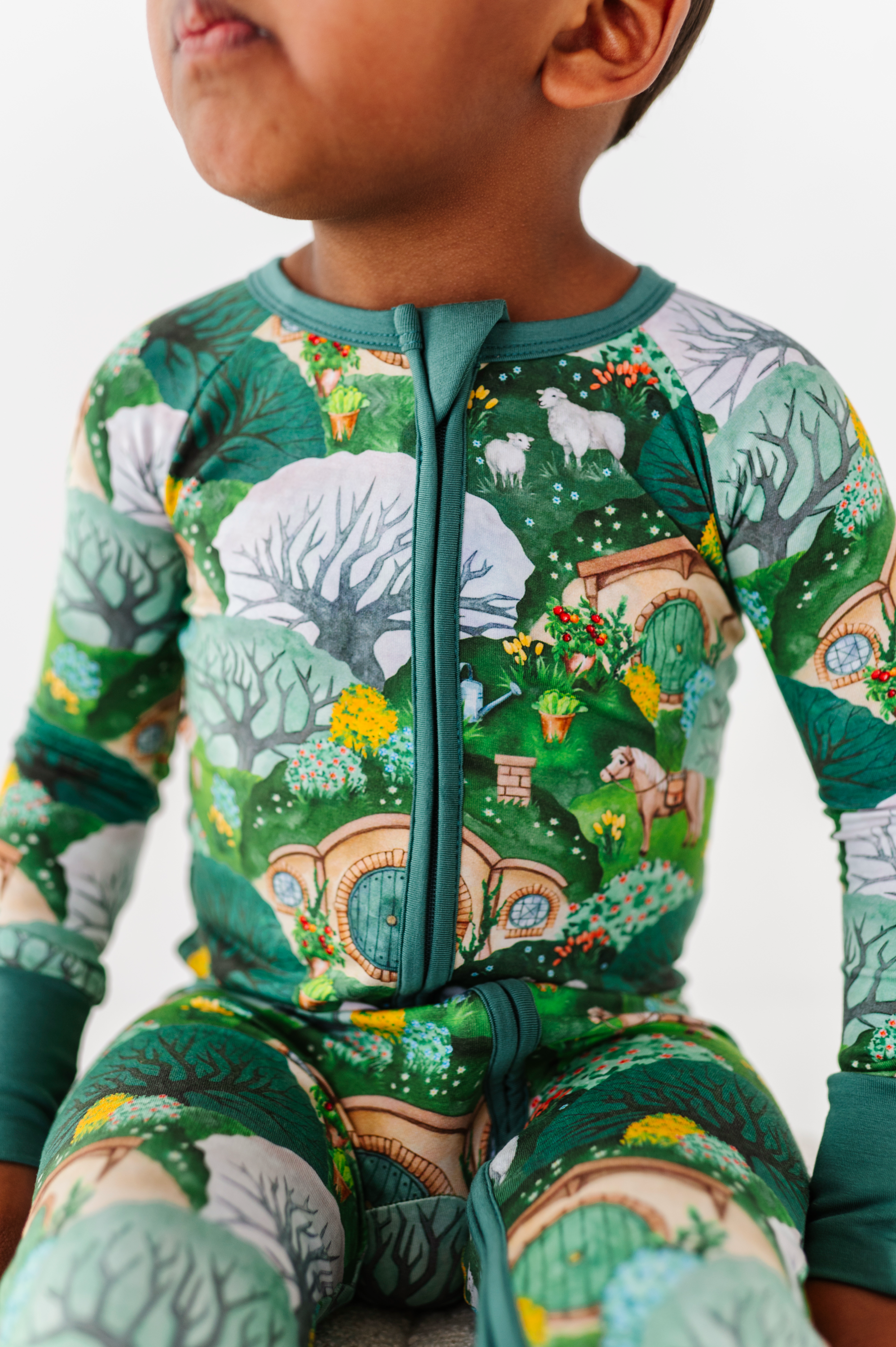 The Shire™ In Bloom Zip Romper - Baby Girls' Floral Printed Jumpsuit with Front Zipper | Perfect for Spring Outfits, Photoshoots & Playdates