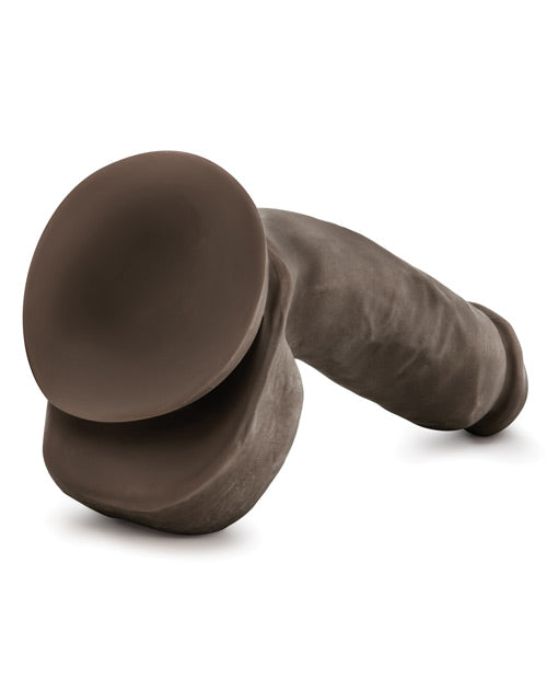 Au Naturel Jerome Dildo 8.75 Inch Chocolate Realistic Silicone Adult Toy for Couples & Solo Play - Perfect for Spicing Up Your Intimate Moments