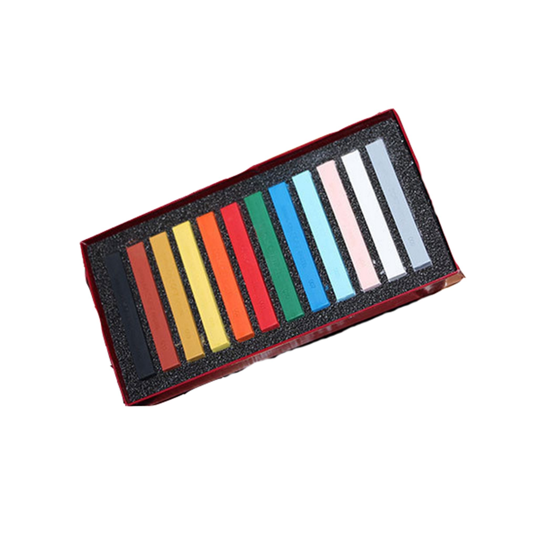 FANGDA 48 Colors Soft Pastel Square Chalk Set - Non-Toxic, Vibrant Art Supplies for Drawing, Sketching & DIY Crafts | Perfect for Artists, Students & Kids
