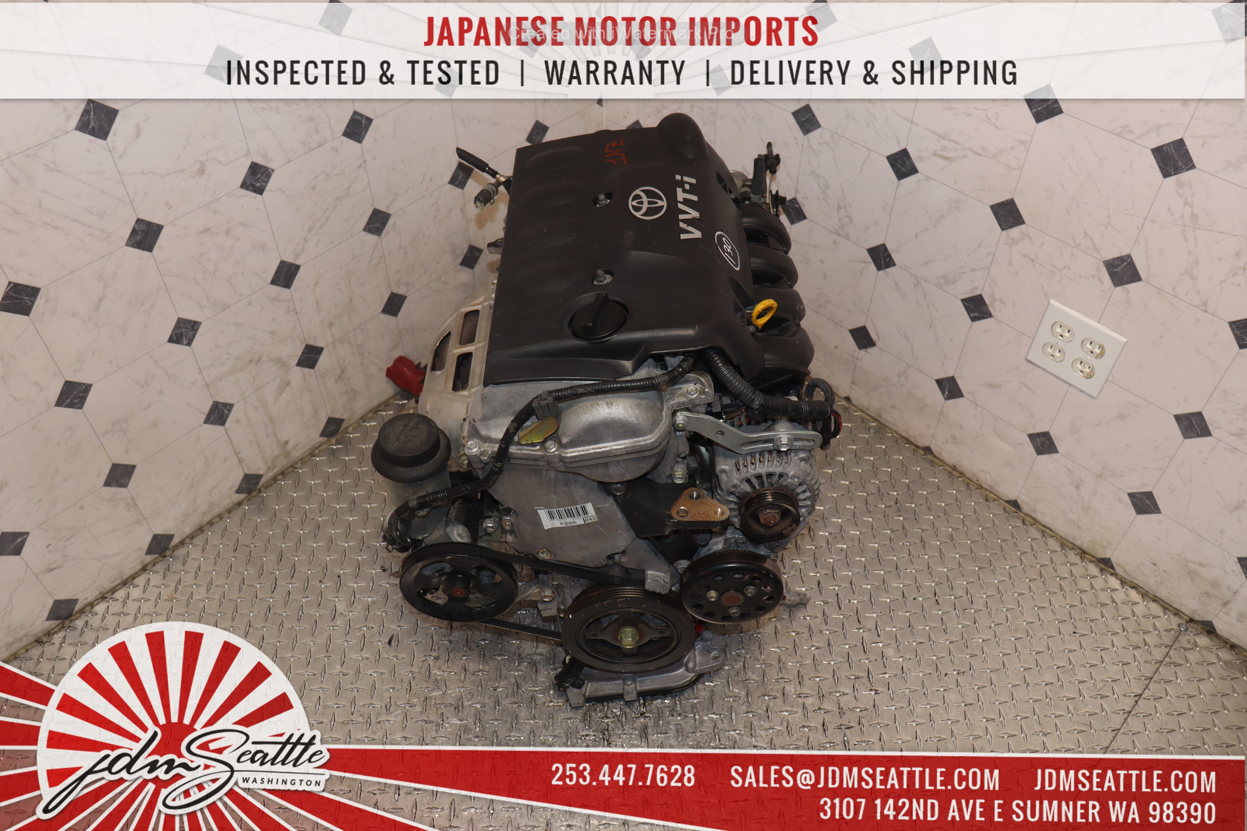 JDM 1NZ-FE 1.5L VVTI 4-Cylinder Engine for 2004-2006 Scion xB/xA, 2000-2005 Toyota Echo, 2005-2019 Yaris - High Performance Replacement Engine for Smooth Driving & Daily Commute