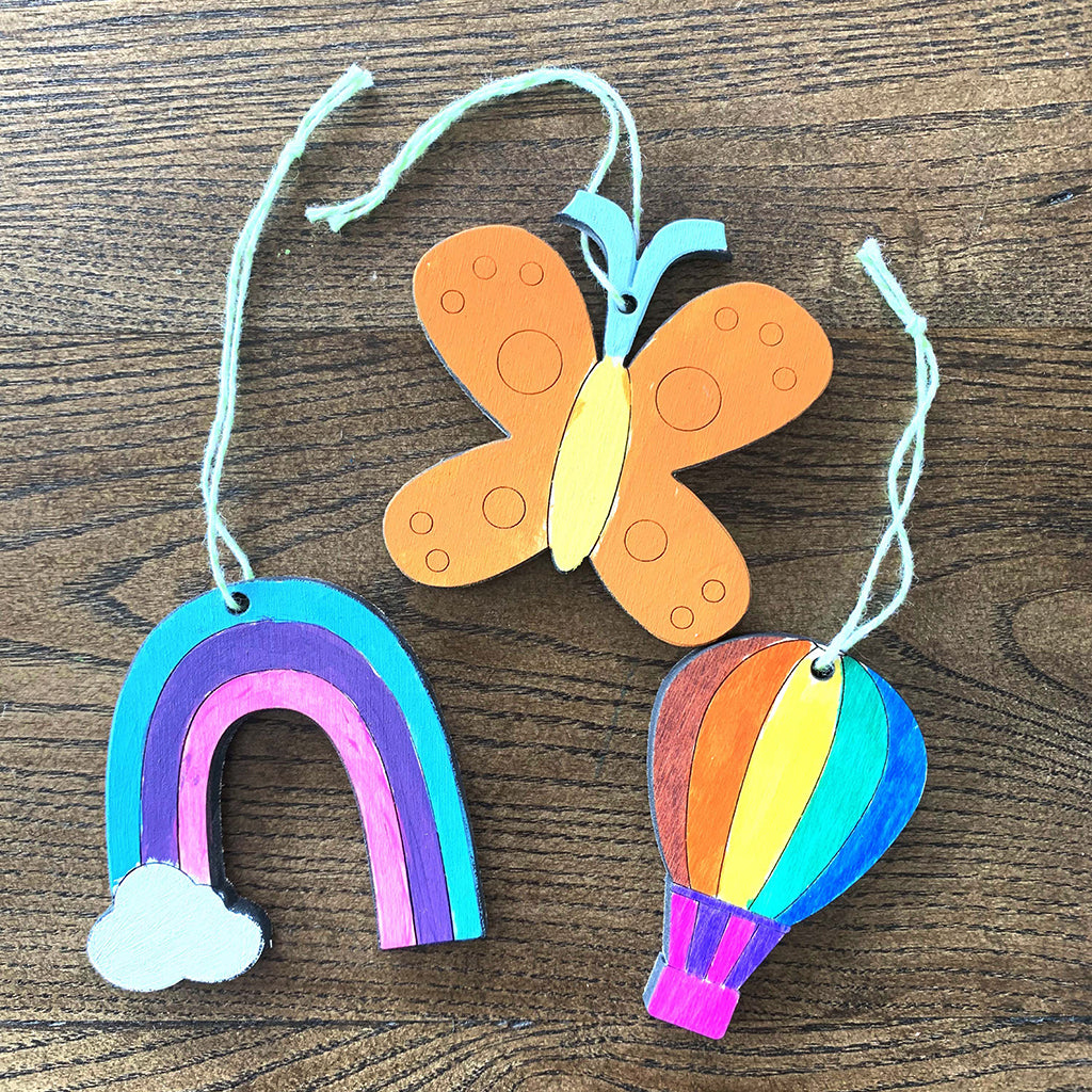 Cheer Up Wooden Charms - Handmade Inspirational Wood Pendants for Jewelry Making, DIY Crafts, and Gift Giving - Perfect for Necklaces, Bracelets, and Keychains