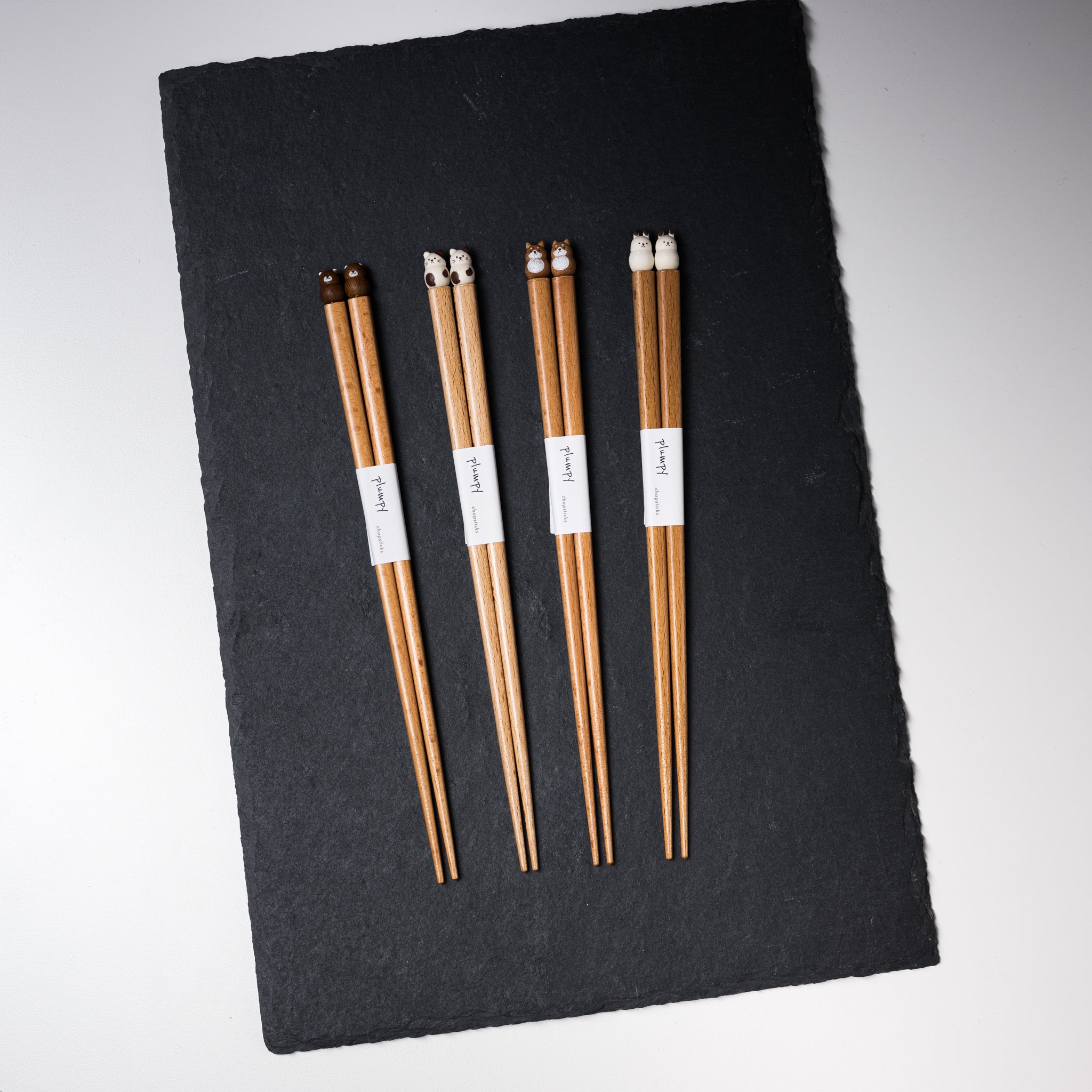 Handmade Animal-Themed Single Pair Chopsticks - 22.5cm (4 Design Options) - Perfect for Asian Cuisine, Sushi Nights & Home Dining