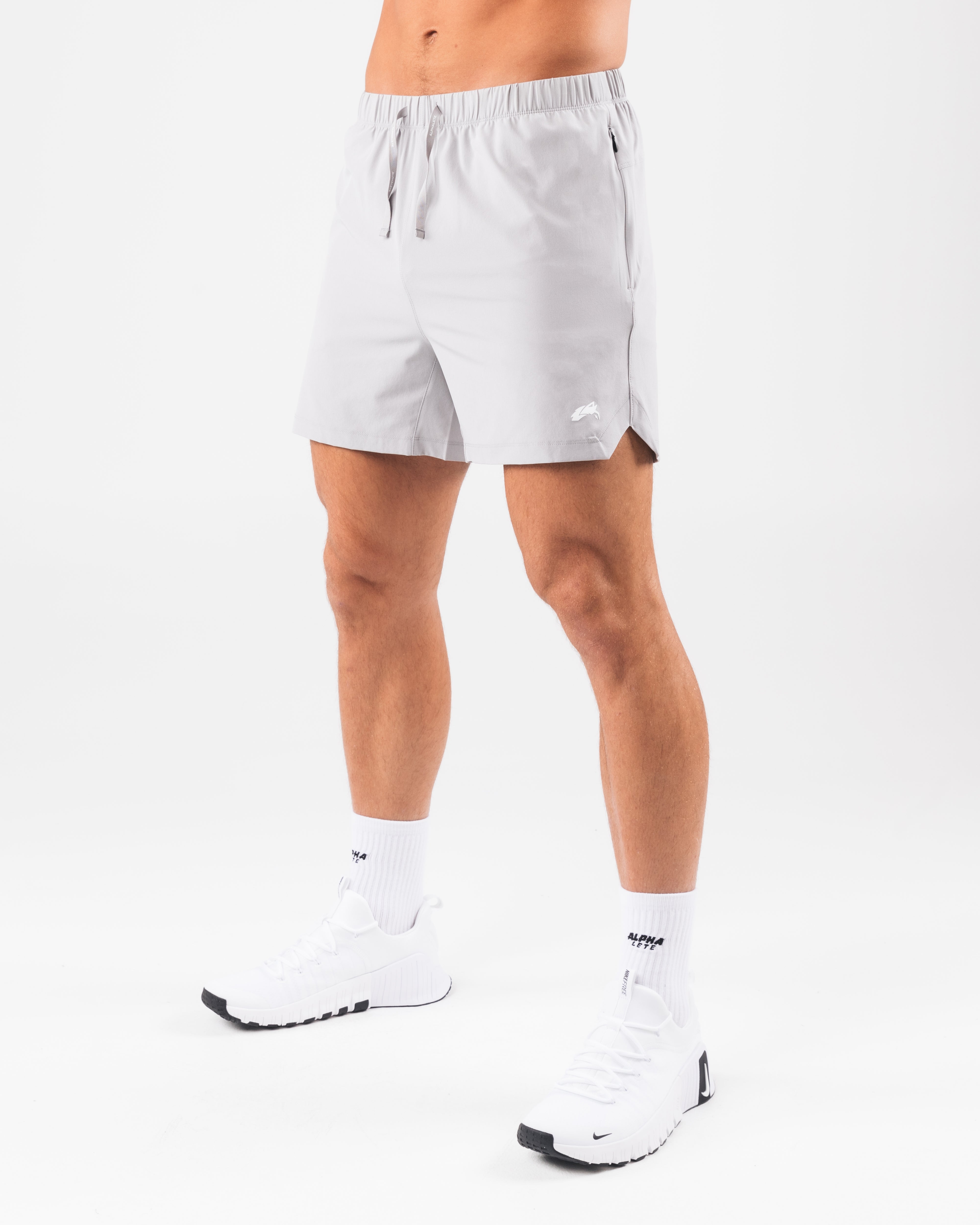 Swift Short 5 - Athletic Grey Running Shorts for Men | Lightweight & Breathable Workout Shorts | Perfect for Gym, Jogging & Outdoor Sports