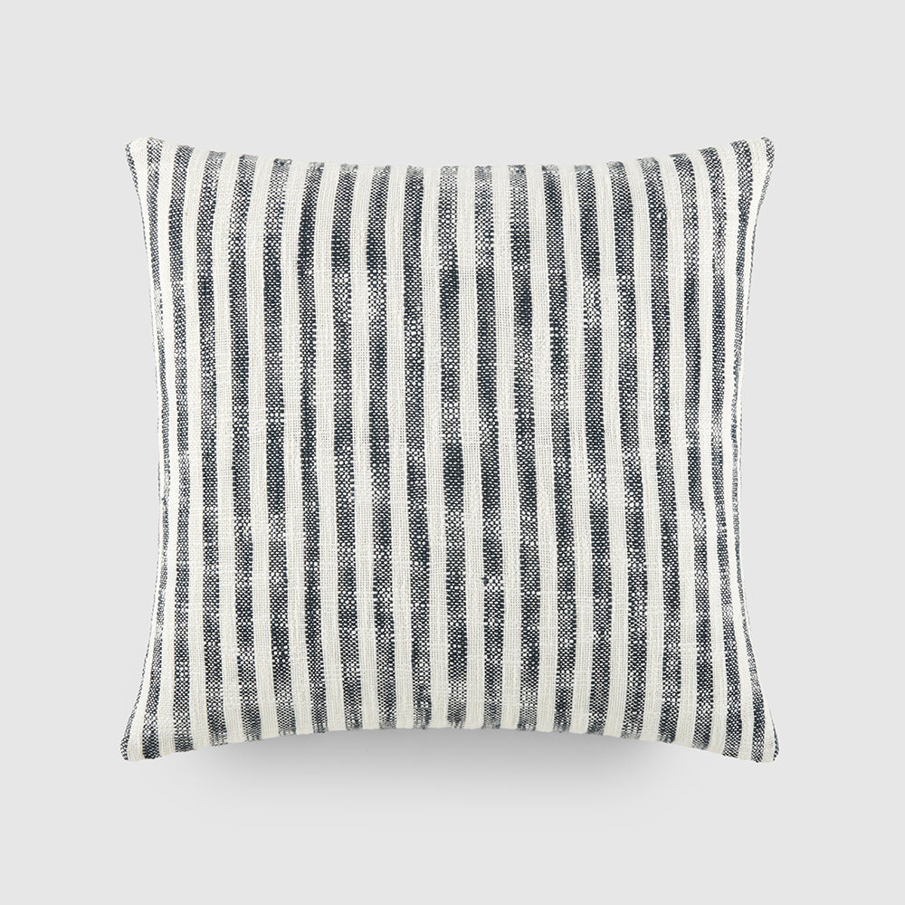 Yarn Dyed Bengal Stripe Decorative Throw Pillow - Soft Cotton Cushion Cover for Sofa, Bed & Home Decor - Perfect for Living Room, Bedroom & Cozy Spaces