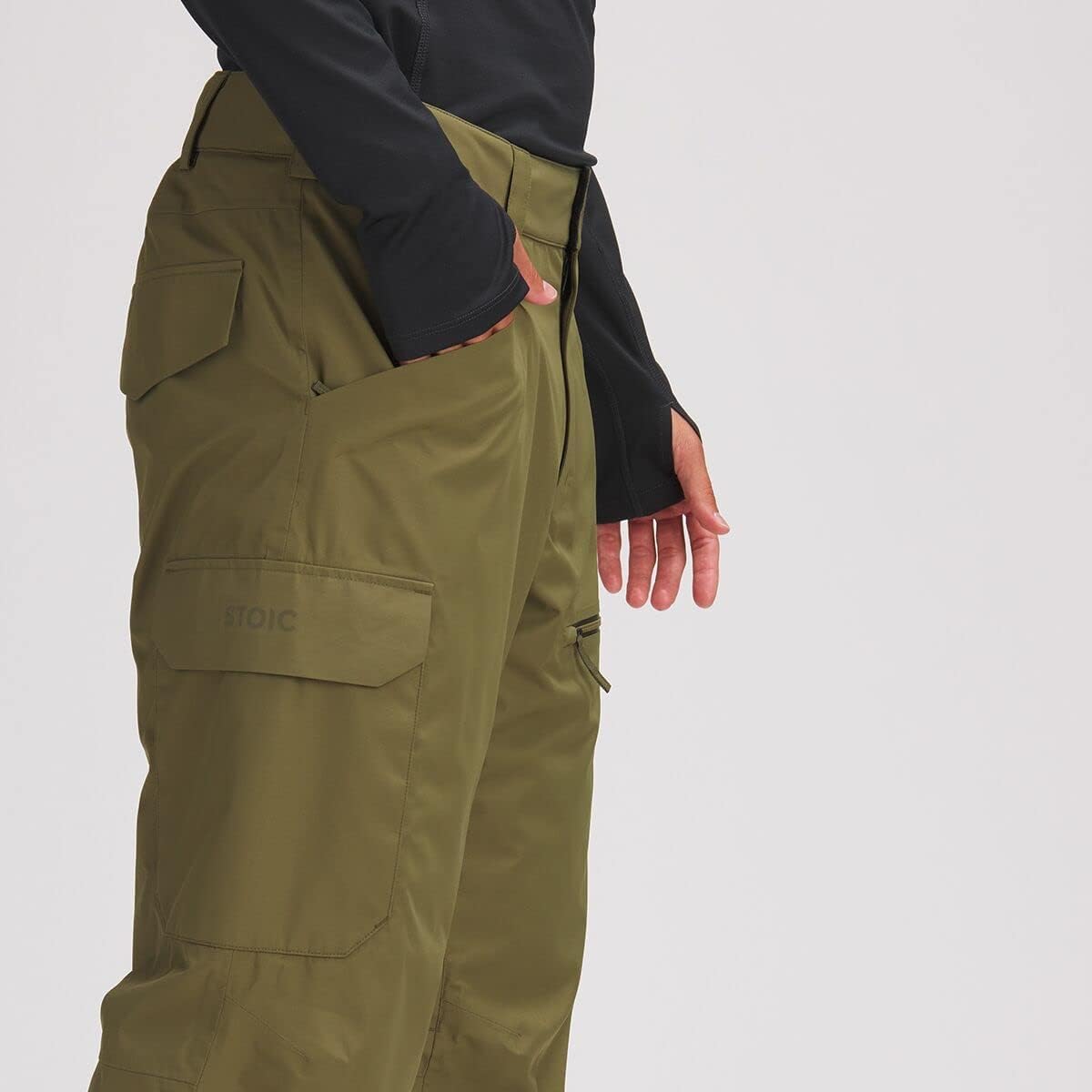 Men's Insulated Snow Pants for Winter - Waterproof & Windproof Ski Pants for Snowboarding, Hiking & Cold Weather Outdoor Activities