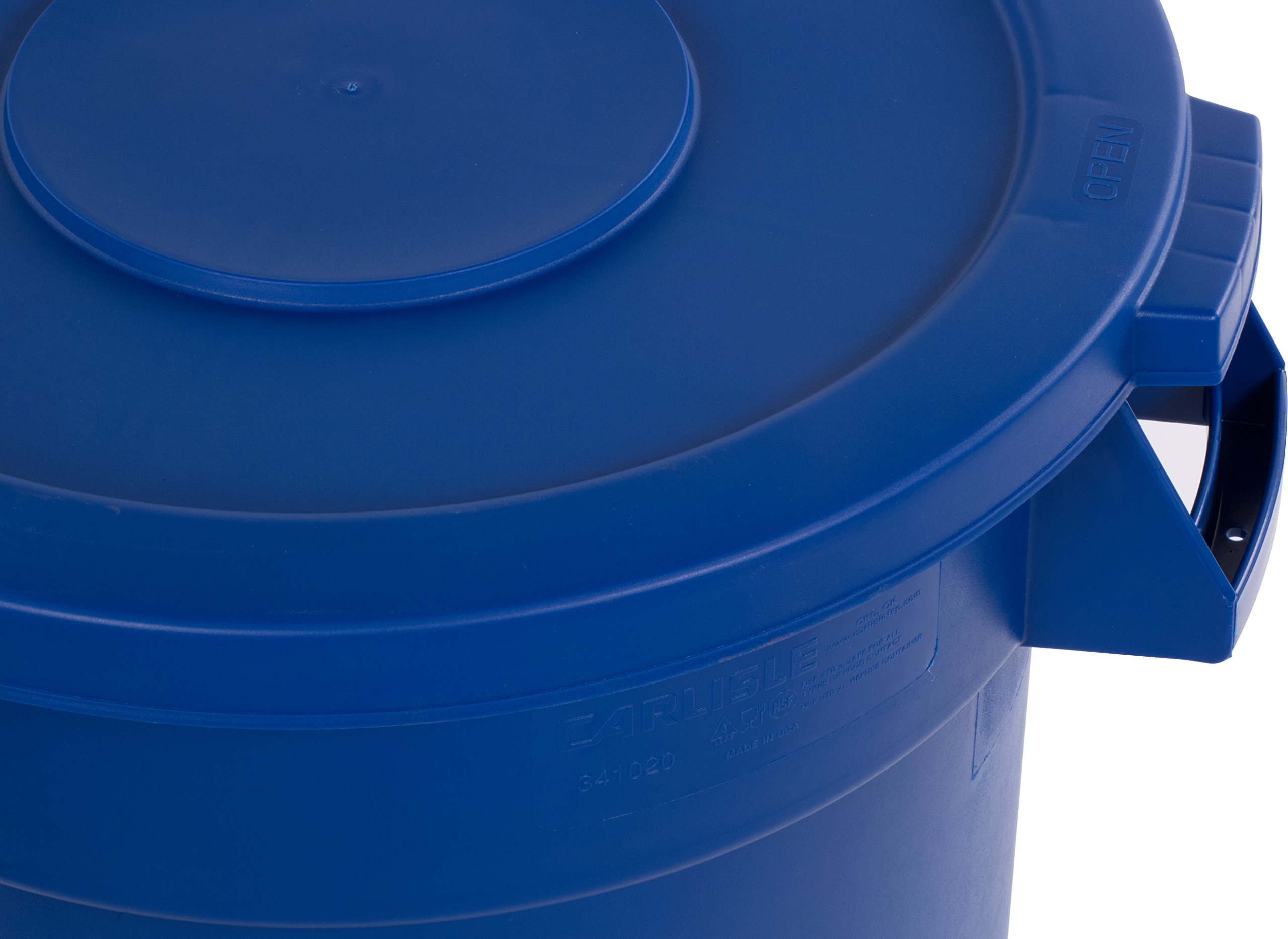 Carlisle FoodService Products CFS Recycle Waste Container - Durable Commercial Recycling Bin for Restaurants, Offices & Schools | Eco-Friendly Waste Management Solution