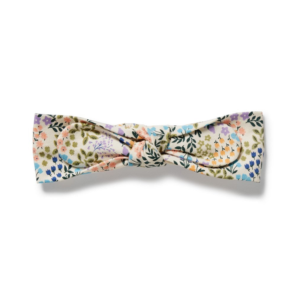 Tiny Bloom Organic Cotton Headband for Women & Girls - Soft Stretchy Hair Accessories for Yoga, Running, Workouts & Everyday Wear