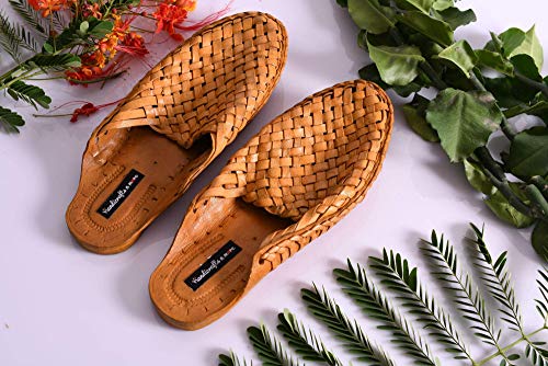 Men's Criss Cross Leather Loafers - Light Brown Casual Slip-On Shoes for Comfortable Walking & Driving | Perfect for Office, Travel & Daily Wear