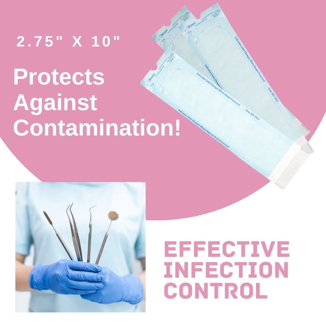 Self Sealing Sterilization Pouches 2.75