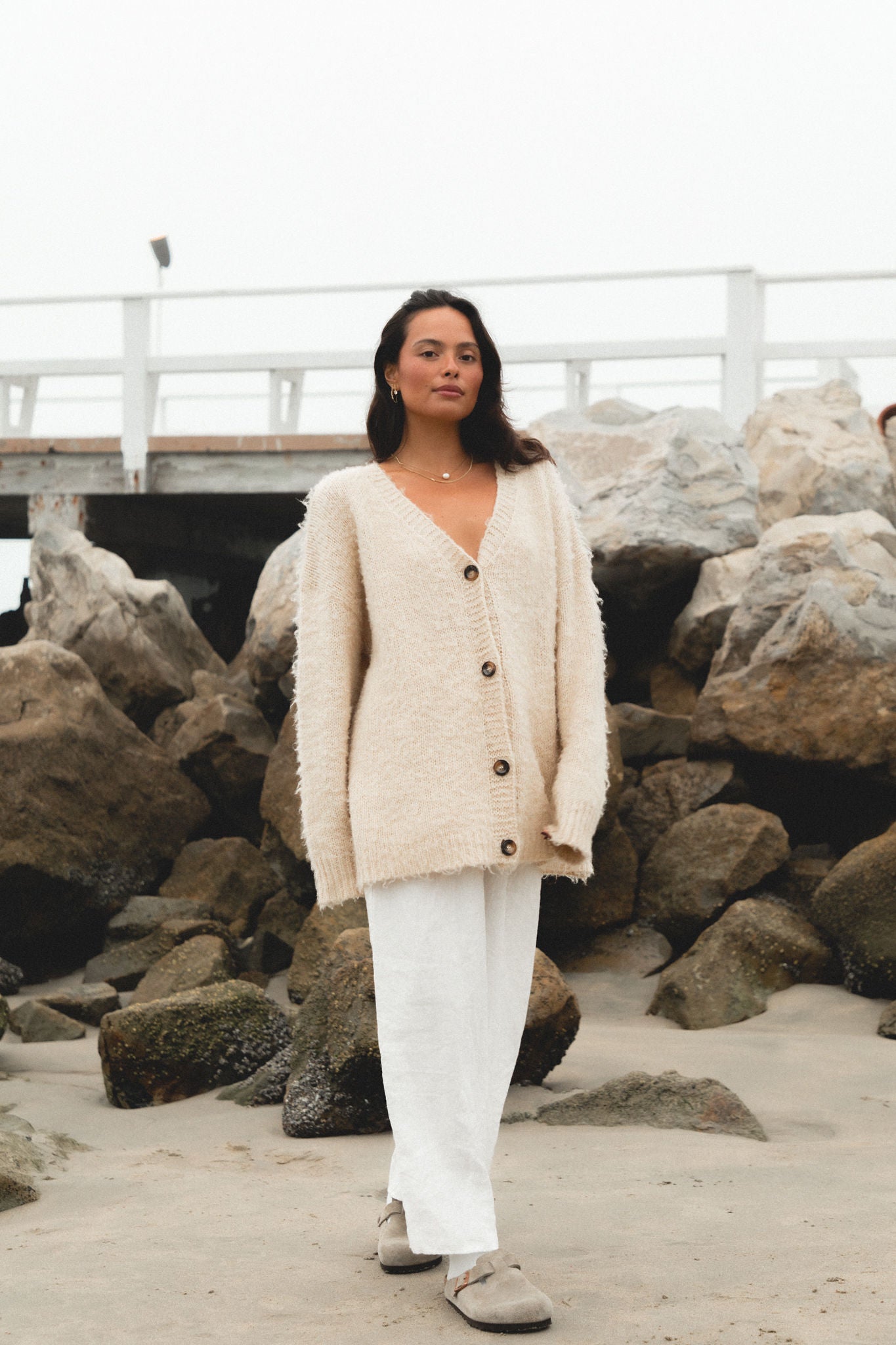 Amelia Button Down Cardigan for Women - Soft & Stylish Open Front Sweater | Perfect for Office, Casual Outfits & Layering