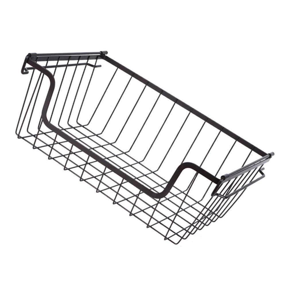 **Cabilock 1-Piece Metal Wire Storage Basket - Durable Pantry, Bathroom & Vanity Organizer for Shelves, Desk, Shower & Makeup - Perfect for Kitchen, Bathroom & Office Organization**