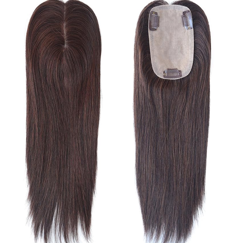 15in Human Hair Toppers for Women - 3