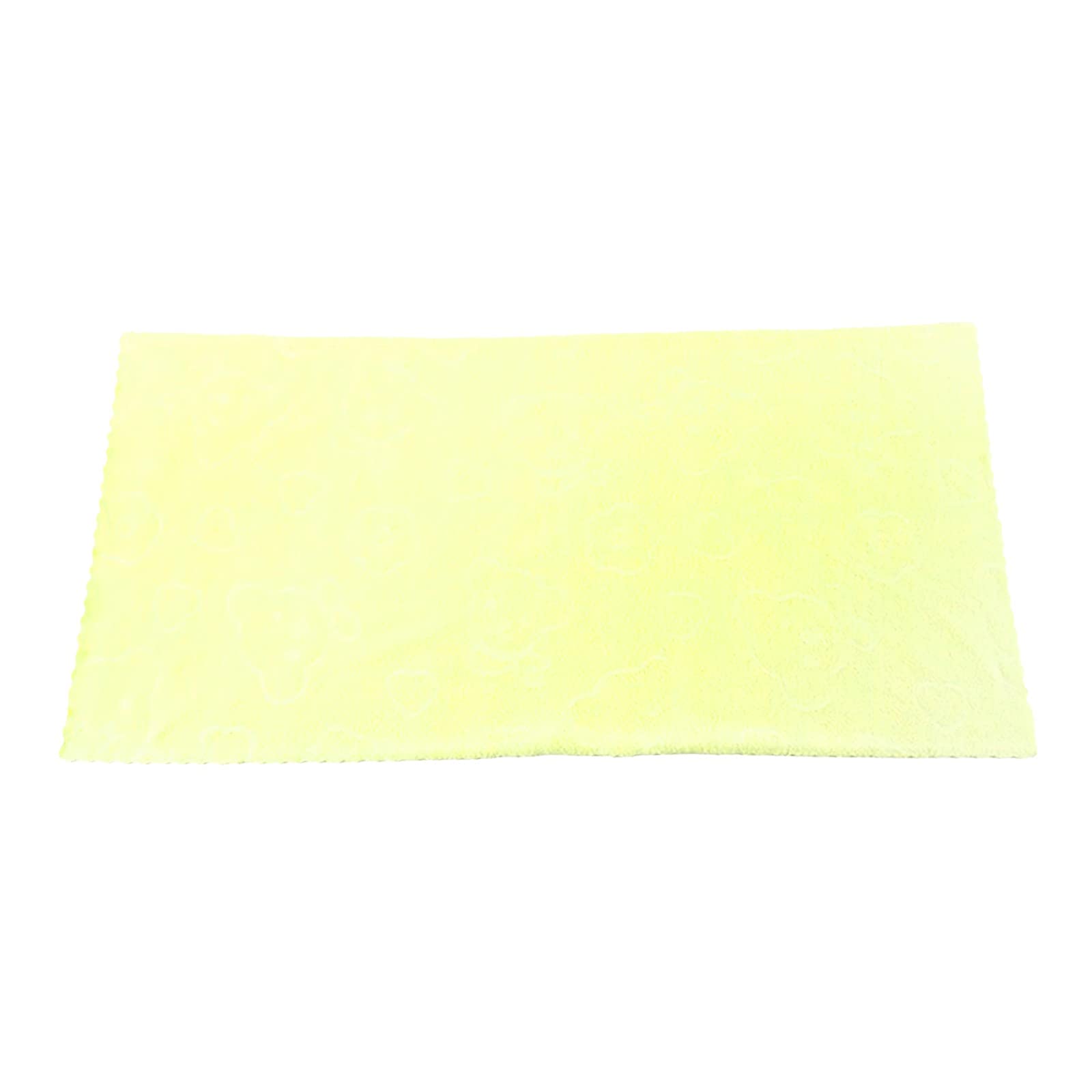 Premium 5-Pack Microfiber Dish Towels - Non-Deformed, Super Absorbent & Quick-Drying Kitchen Towels for Cleaning, Washing Dishes & Drying Hands | Soft & Durable Solid Color Towels for Kitchen, Dining, Bar & Beach Use (Yellow, Standard Size)