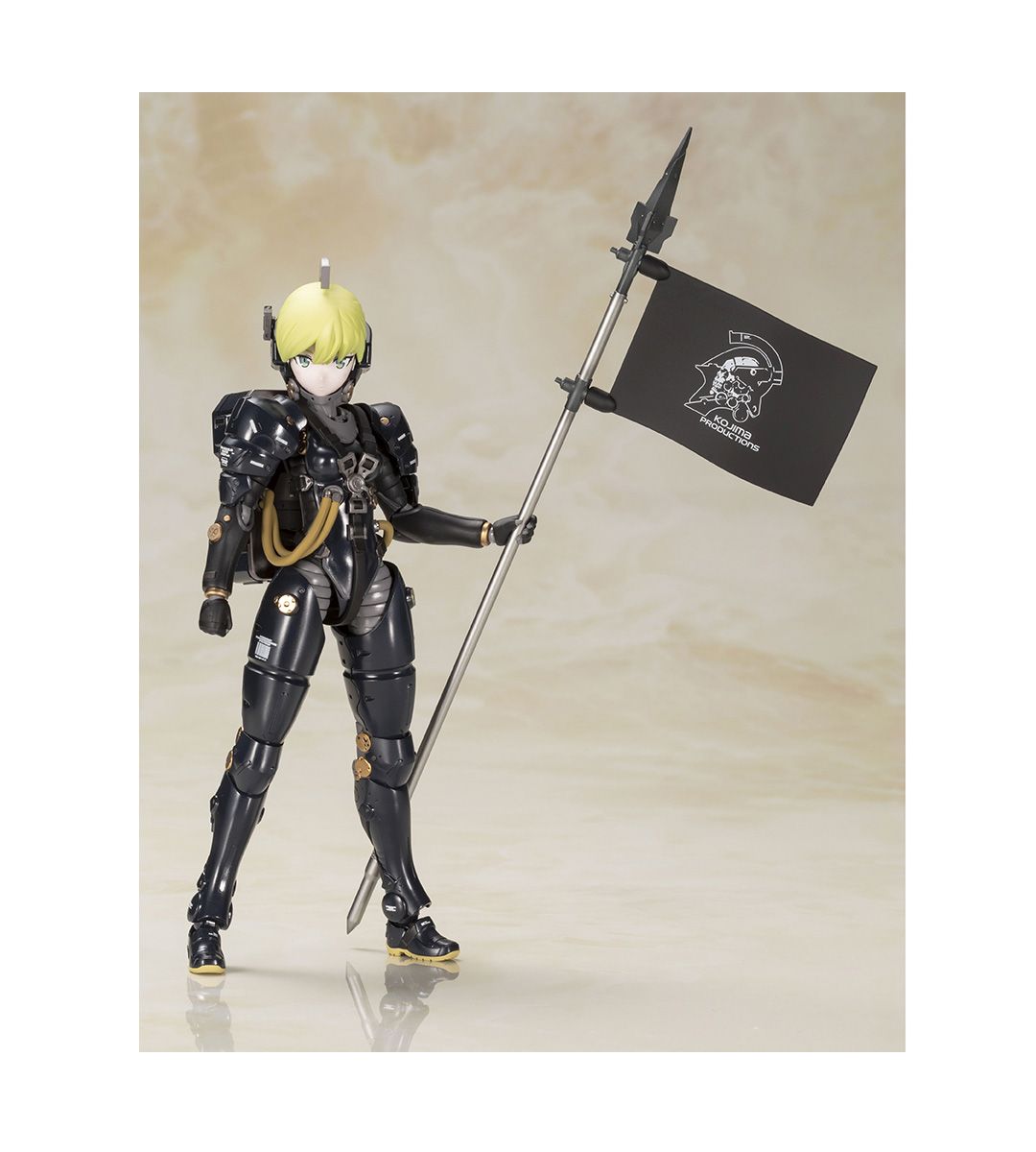 Kojima Production Ludens Model Kit - Black Version Collectible Action Figure for Anime Fans & Gamers - Perfect for Display, Cosplay, and Gaming Room Decor