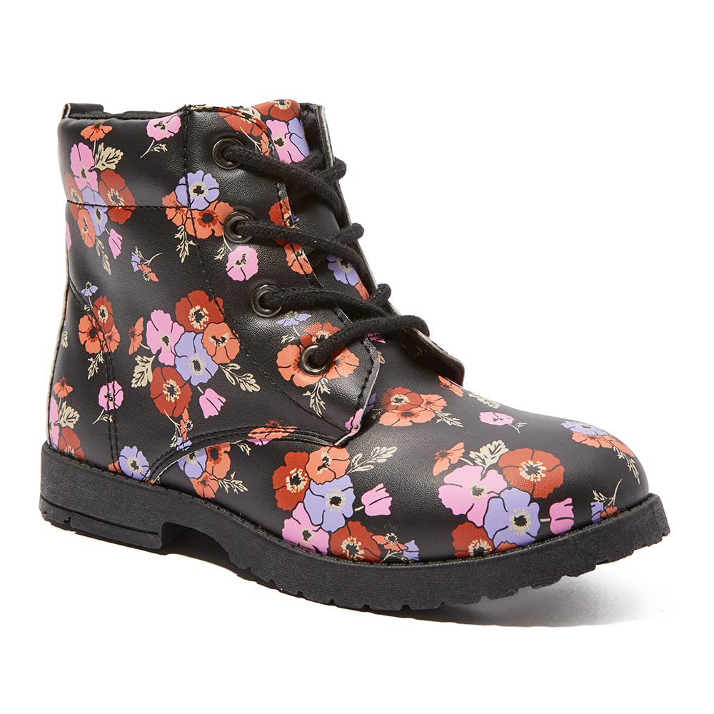 Non-Slip Ankle Boots for Kids - Easy On/Off Side Zipper (Toddler, Little & Big Kids) - Perfect for School, Playground & Outdoor Activities