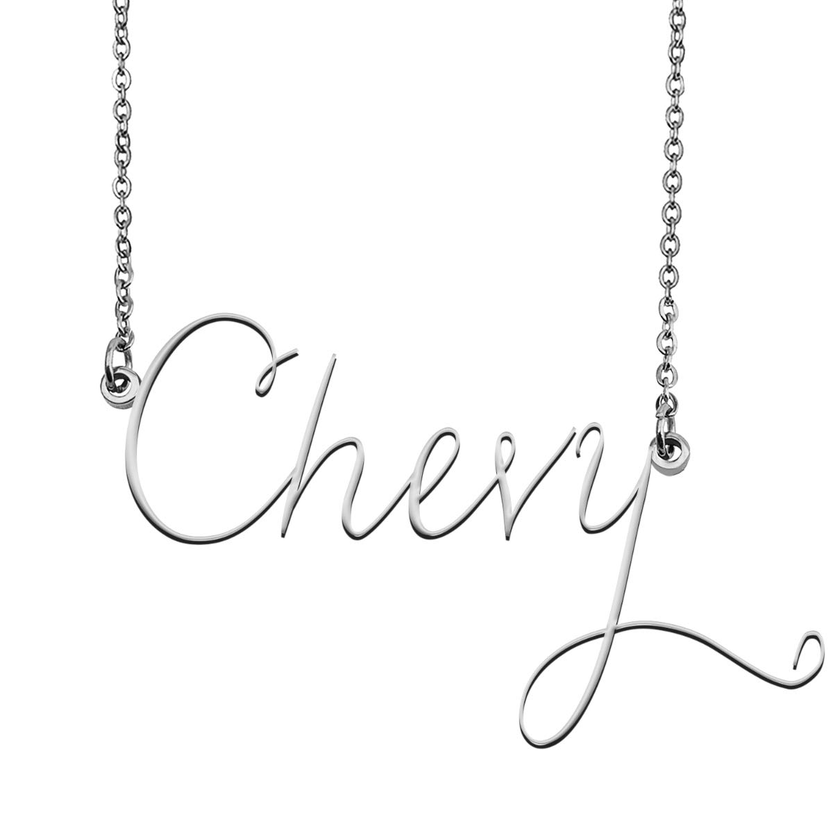 Custom Chevy Name Necklace - Personalized Name Plate Jewelry for Women & Girls - Birthday Gift, Anniversary Present - Perfect for Parties, Weddings & Everyday Wear
