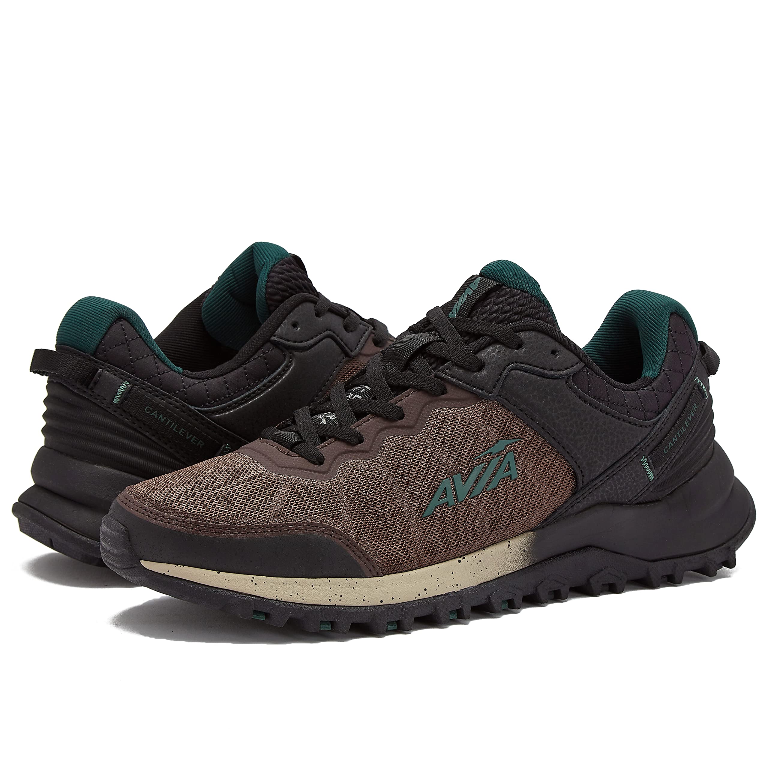Avia Ultra Men's Trail Running Shoes - Lightweight Breathable Mesh Sneakers for Hiking, Jogging & Outdoor Activities | Non-Slip Comfortable Athletic Footwear for Men