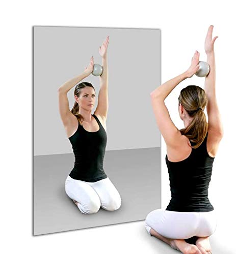 36X60 Inch Large Wall Mounted Home Gym Mirror - Full Body Exercise Mirror for Martial Arts, Yoga, Dance & Fitness Studios, Bedrooms - Perfect for Workouts, Training & Home Decor (5-Piece Set)