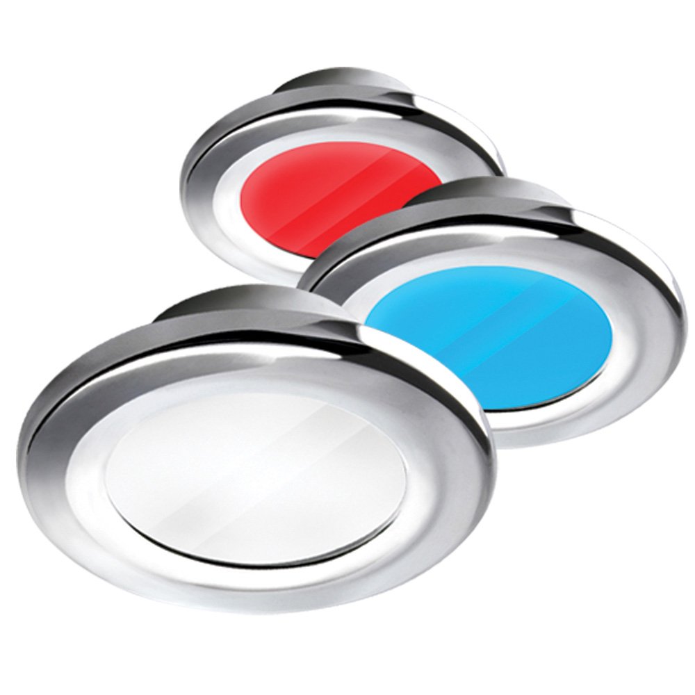 i2Systems Apeiron A3120 LED Light - Red, Cool White & Blue Options, Chrome Finish Screw Mount for Home, Office & Commercial Lighting