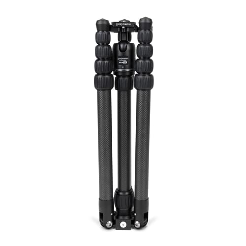 Promaster XC-M 528CK Professional Carbon Fiber Tripod with Ball Head - Lightweight Travel Tripod for DSLR Cameras, Perfect for Photography, Videography & Outdoor Adventures
