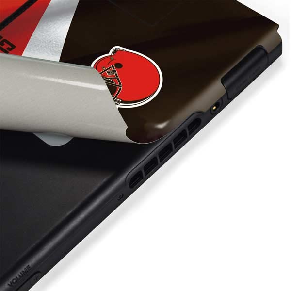 Official NFL Cleveland Browns Gaming Skin Decal for Nintendo Switch Bundle - Custom Protective Vinyl Wrap for Enhanced Grip & Style - Perfect for Gaming Enthusiasts & Sports Fans
