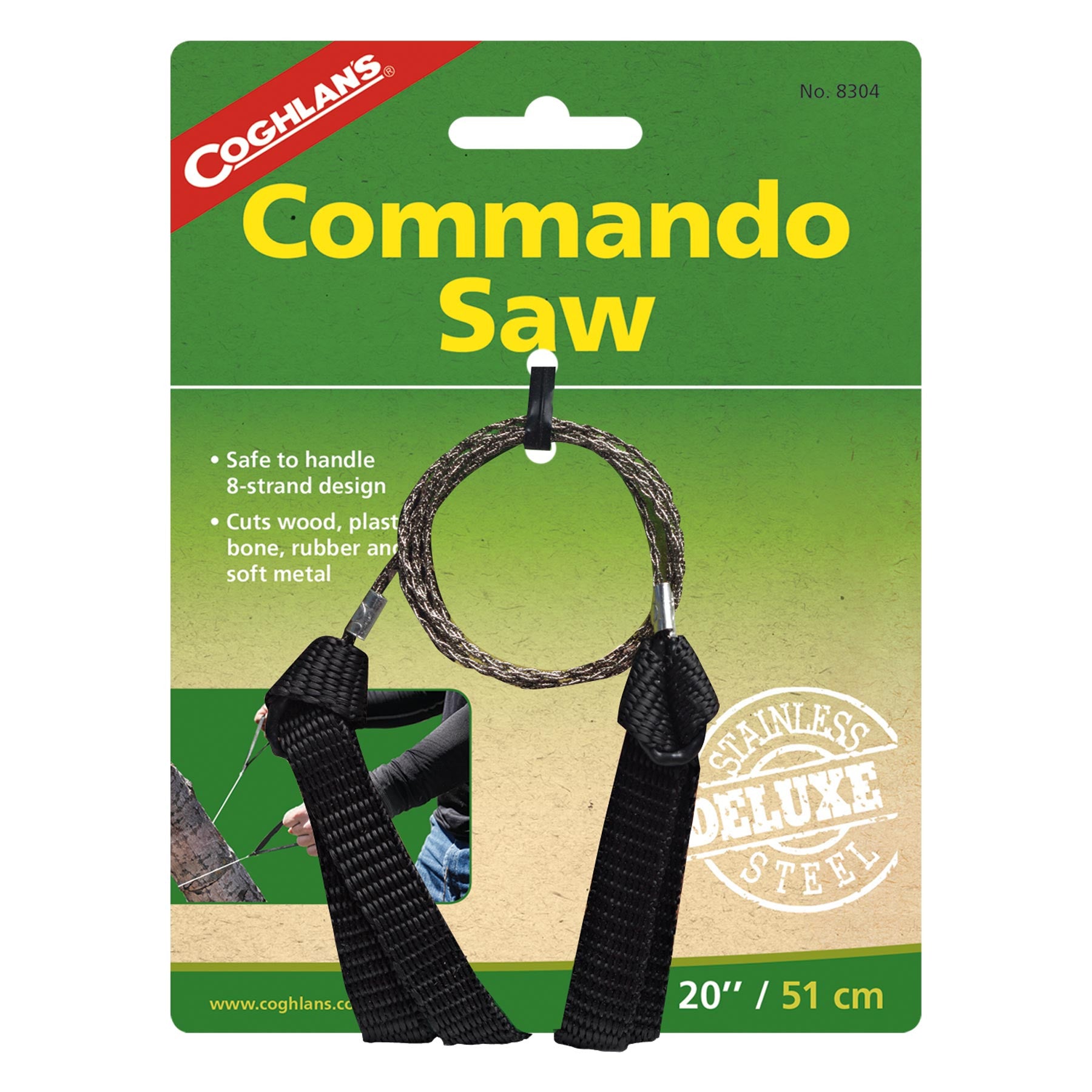 Coghlan's Commando Folding Survival Saw - Compact Camping Saw for Outdoor Adventures, Bushcraft, and Emergency Preparedness | Perfect for Hiking, Backpacking, and Wilderness Survival